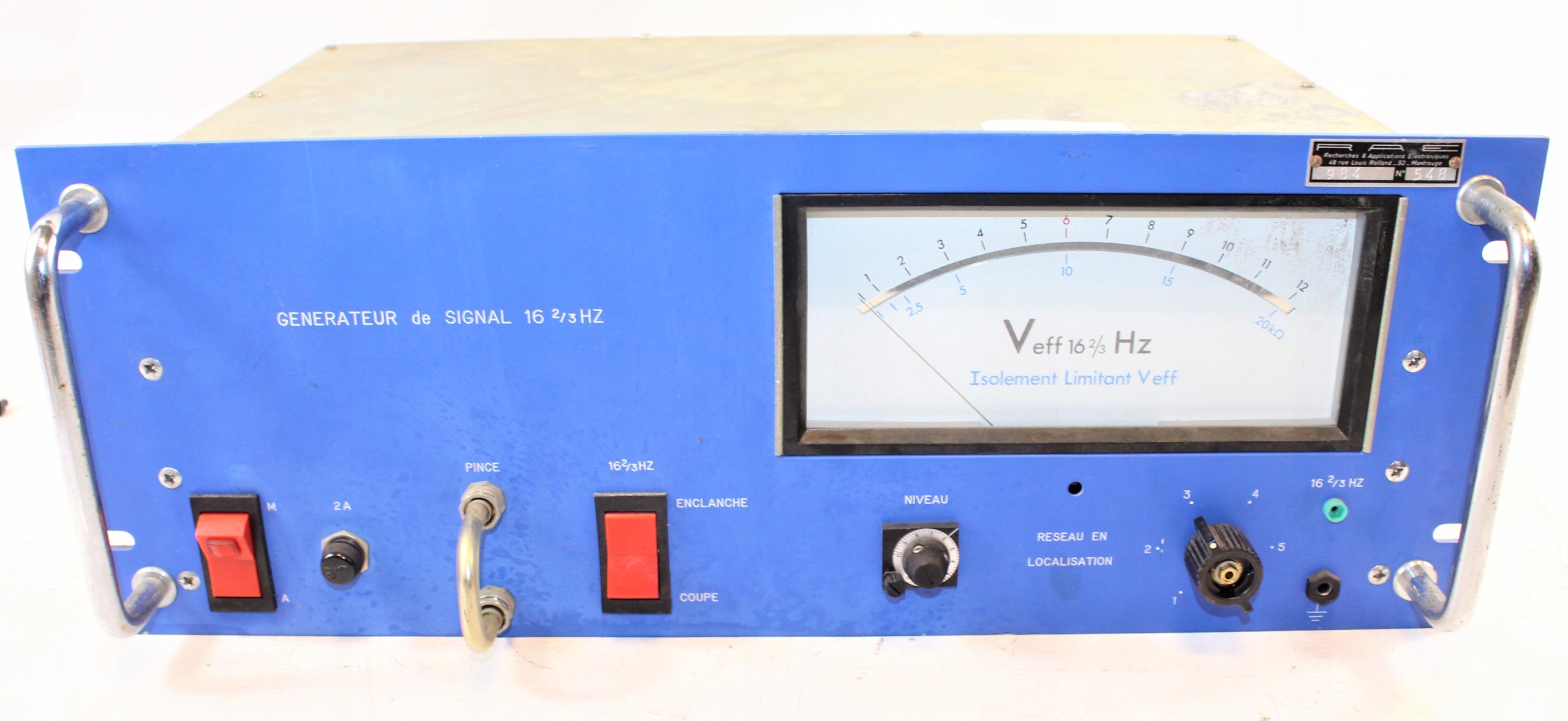 Generator 16 i 2/3 Hz Kod producenta 1234