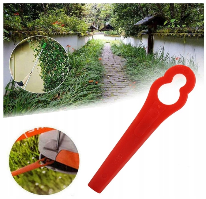 100X OSTRZA DO PODKASZAREK DO KOSIARKI TWORZYWA ZESTAW WYMIENNE OSTRZA Rodzaj nóż