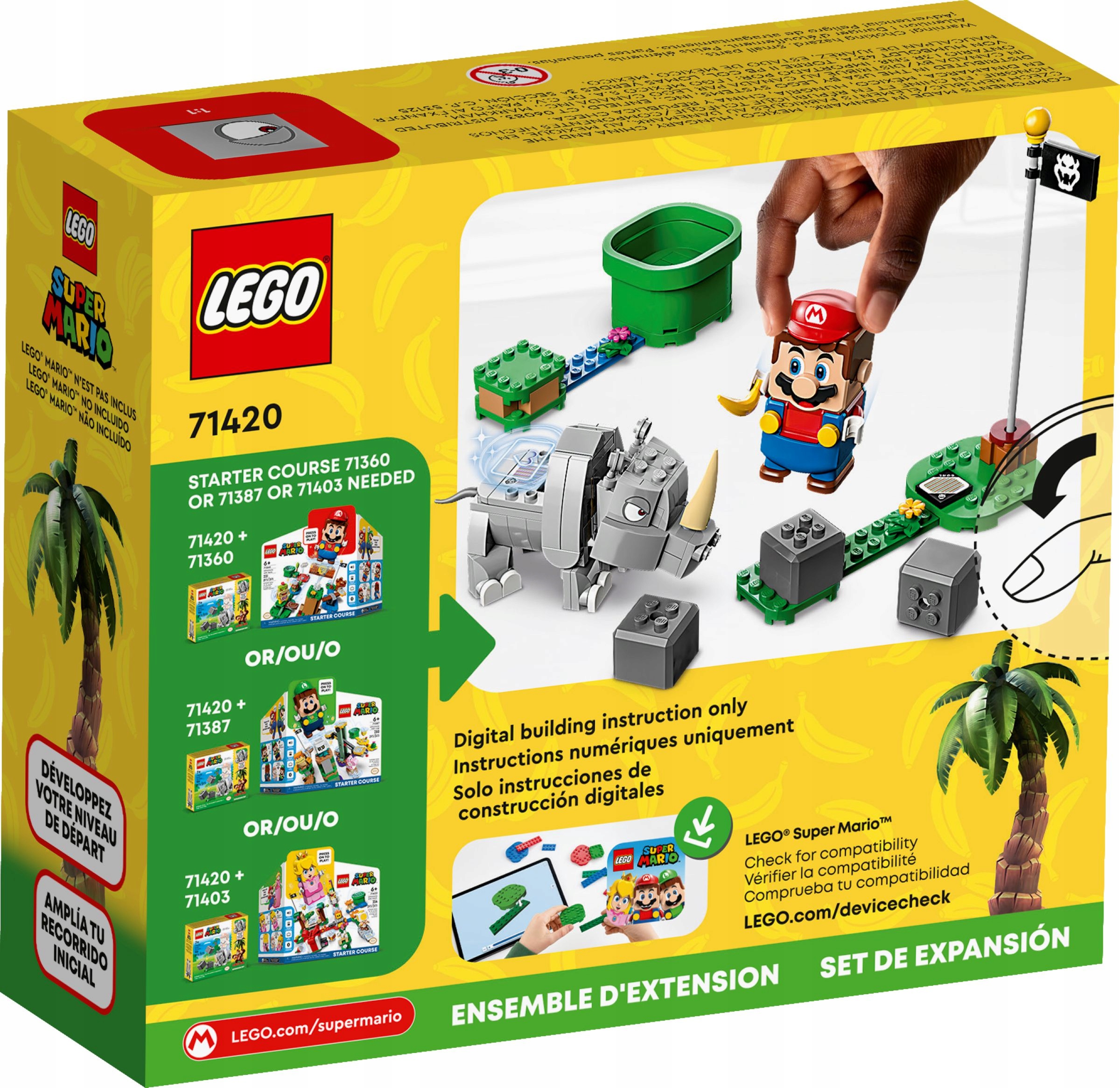 LEGO SUPER MARIO 71420 NOSOROŻEC RAMBI Marka LEGO
