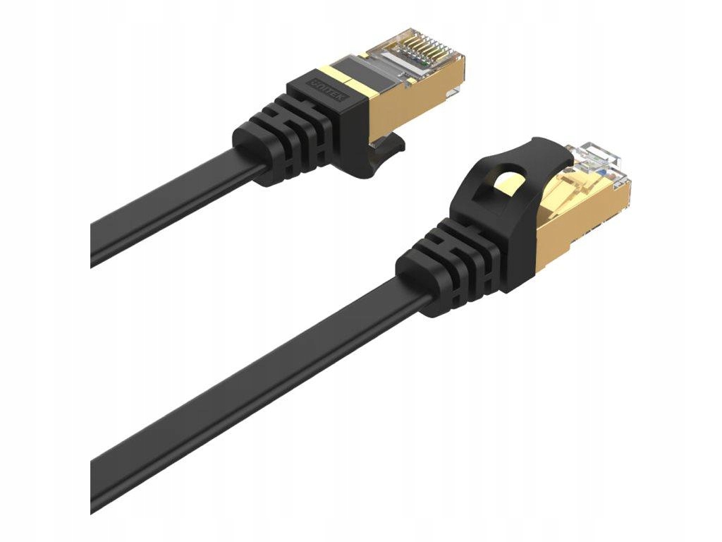 Unitek C1897BK-2M Kabel Ethernet płaski Cat 7 Utp 2m
