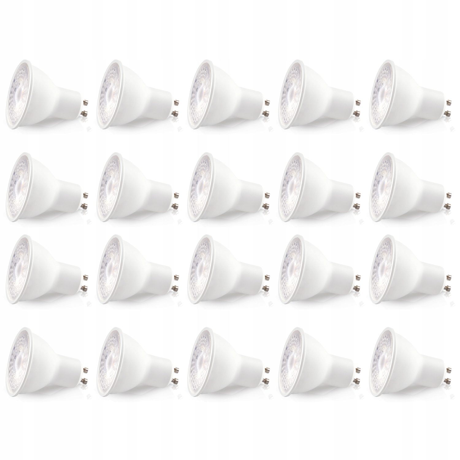 20x Žárovka Premium Led GU10 5W Barva Studená 6500K Lls dioda Samsung