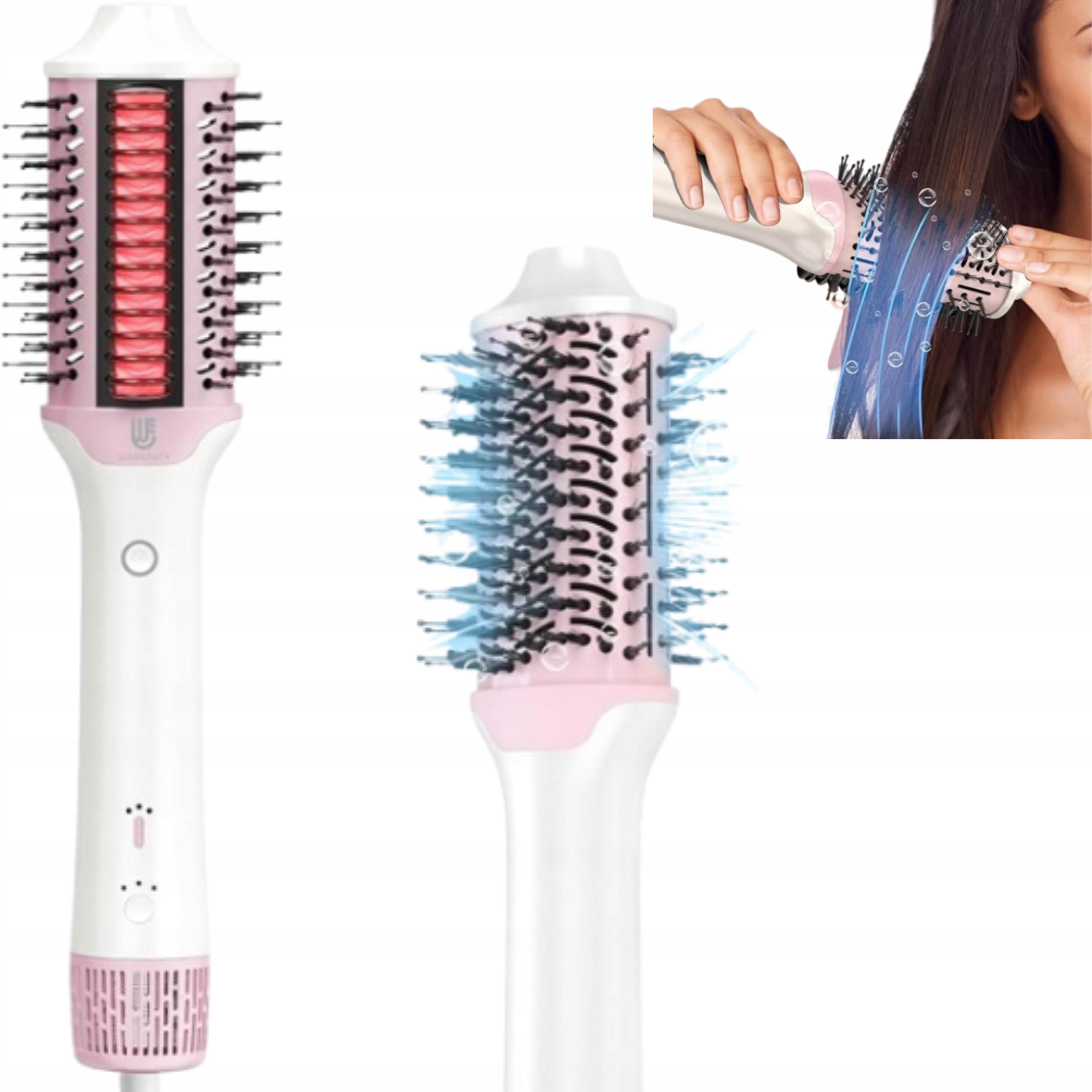 Kartáčový vysoušeč vlasů Kartáč na narovnávání vlasů Žehlička Na Vlasy 1400 W