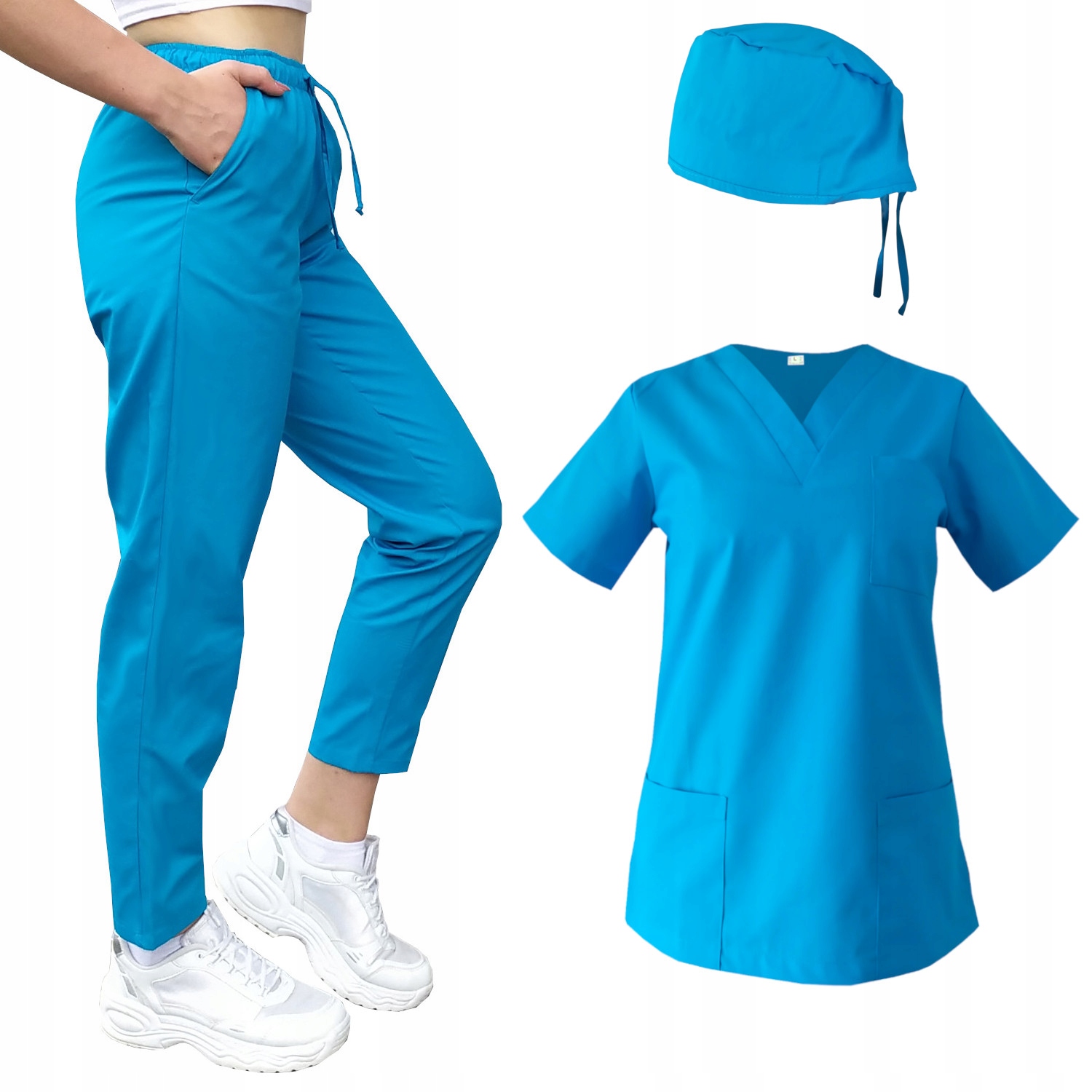 

Mundurek medyczny cygaretki bluza czepek rozm. XL