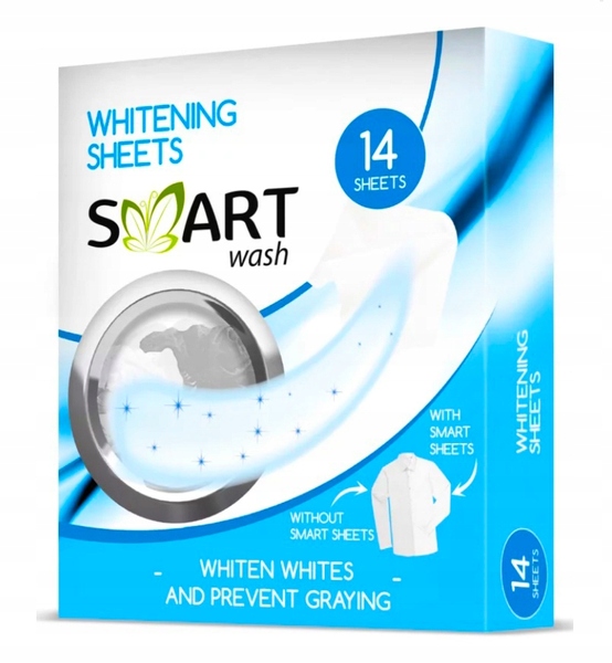 

Chusteczki wybielające do prania białego 14 szt.