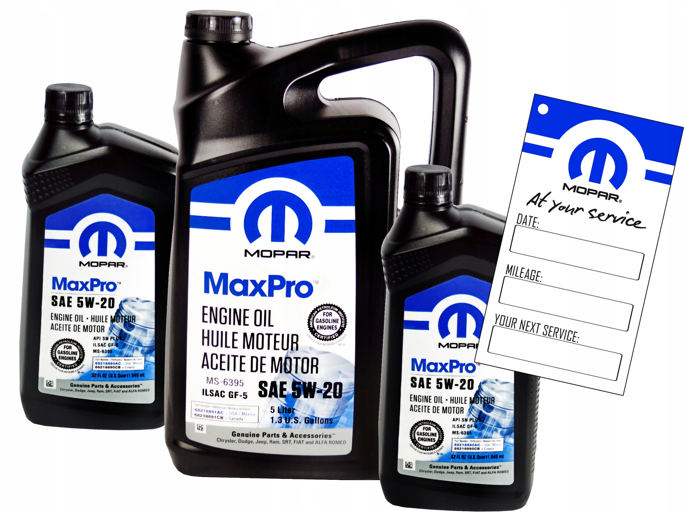 Olej Mopar 5W20 7L Chrysler Dodge Jeep