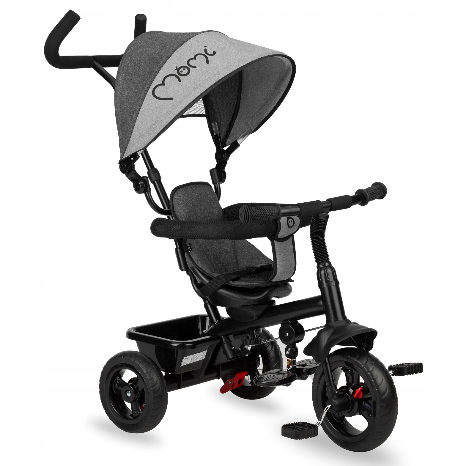 

Rowerek trójkołowy Obracany 360° Wózek 5w1 Pas 9m+