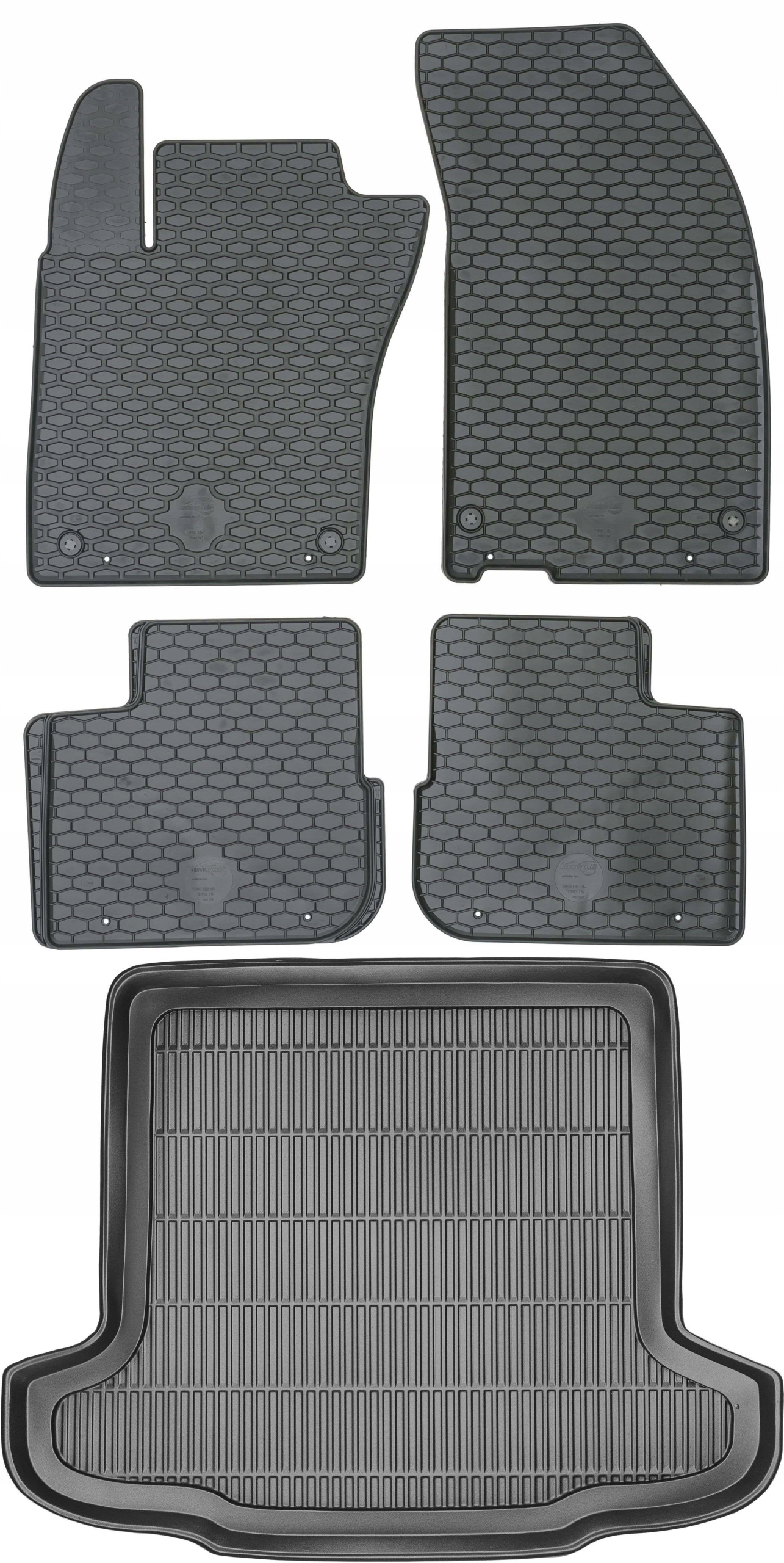 Fiat Tipo Sedan 2015- Gumové stierače rohož batožinového priestoru