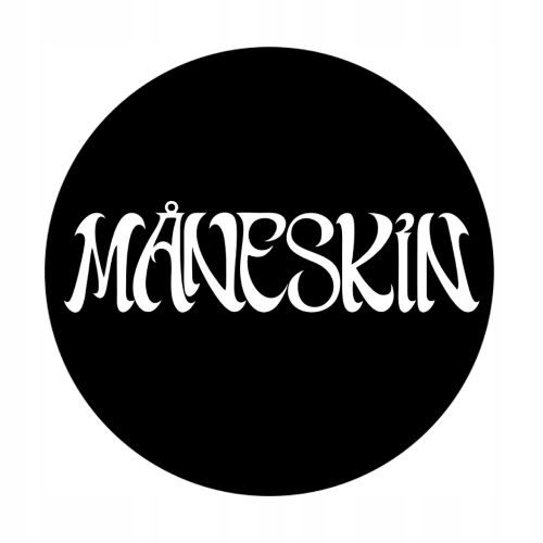 

Przypinka Maneskin logo 58mm czarna