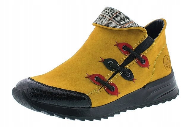 

Rieker Sneakersy, buty, botki żółte X8082