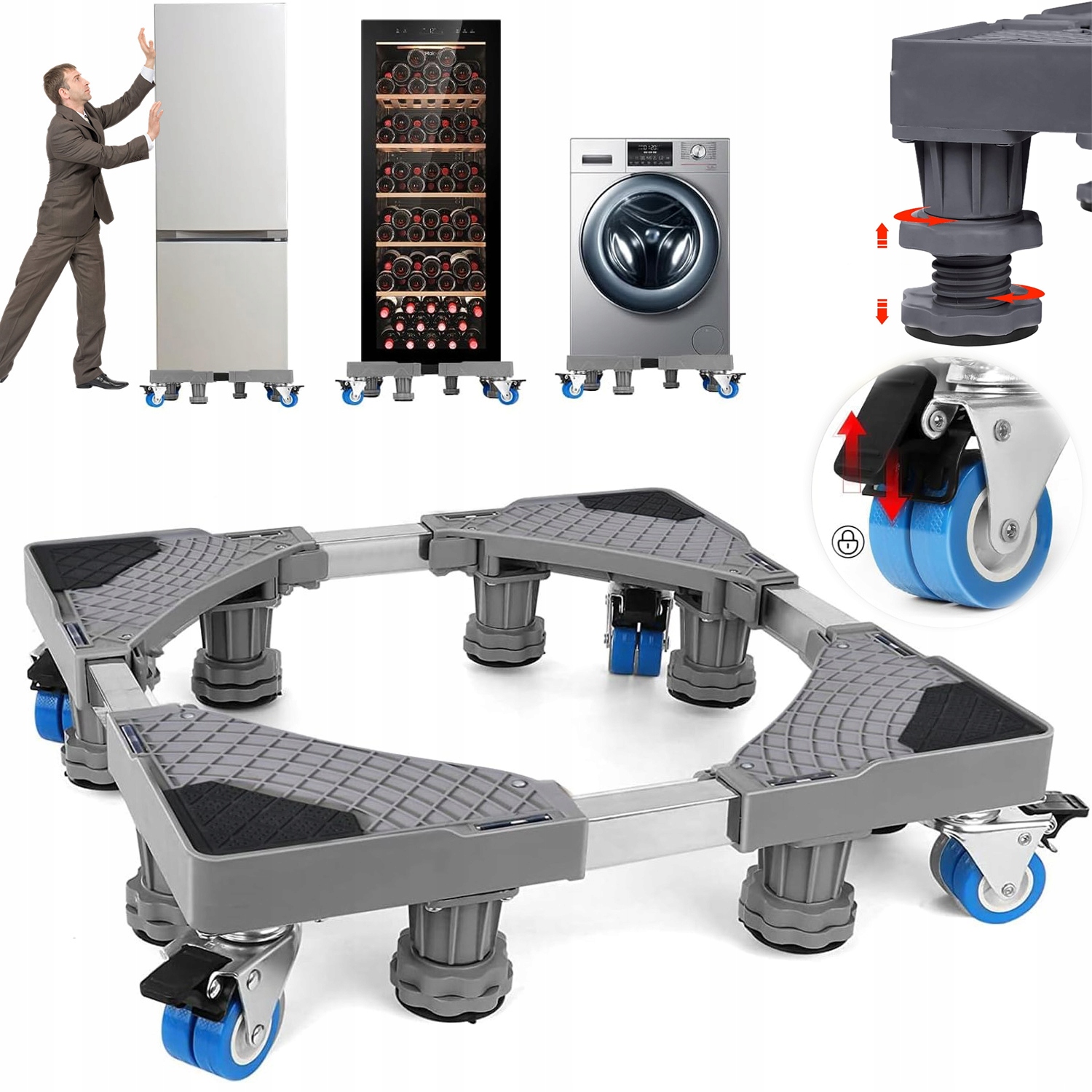 Regulowana Podstawa Ruchoma Pod Pralkę Podstawa Pod Pralkę Do Sprzętów Agd