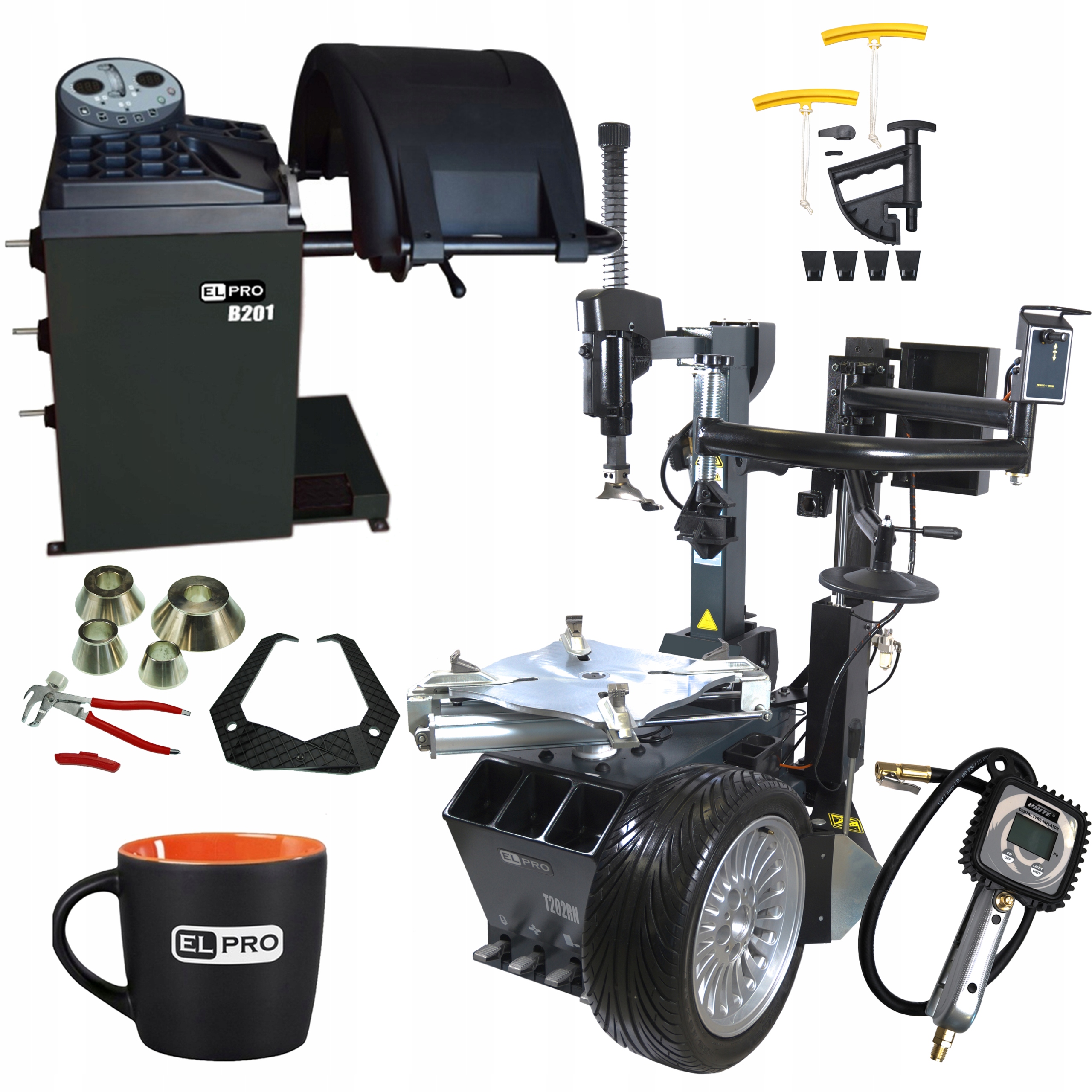 Монтажний верстат T201. 2vr + балансувальний верстат b201l автомат