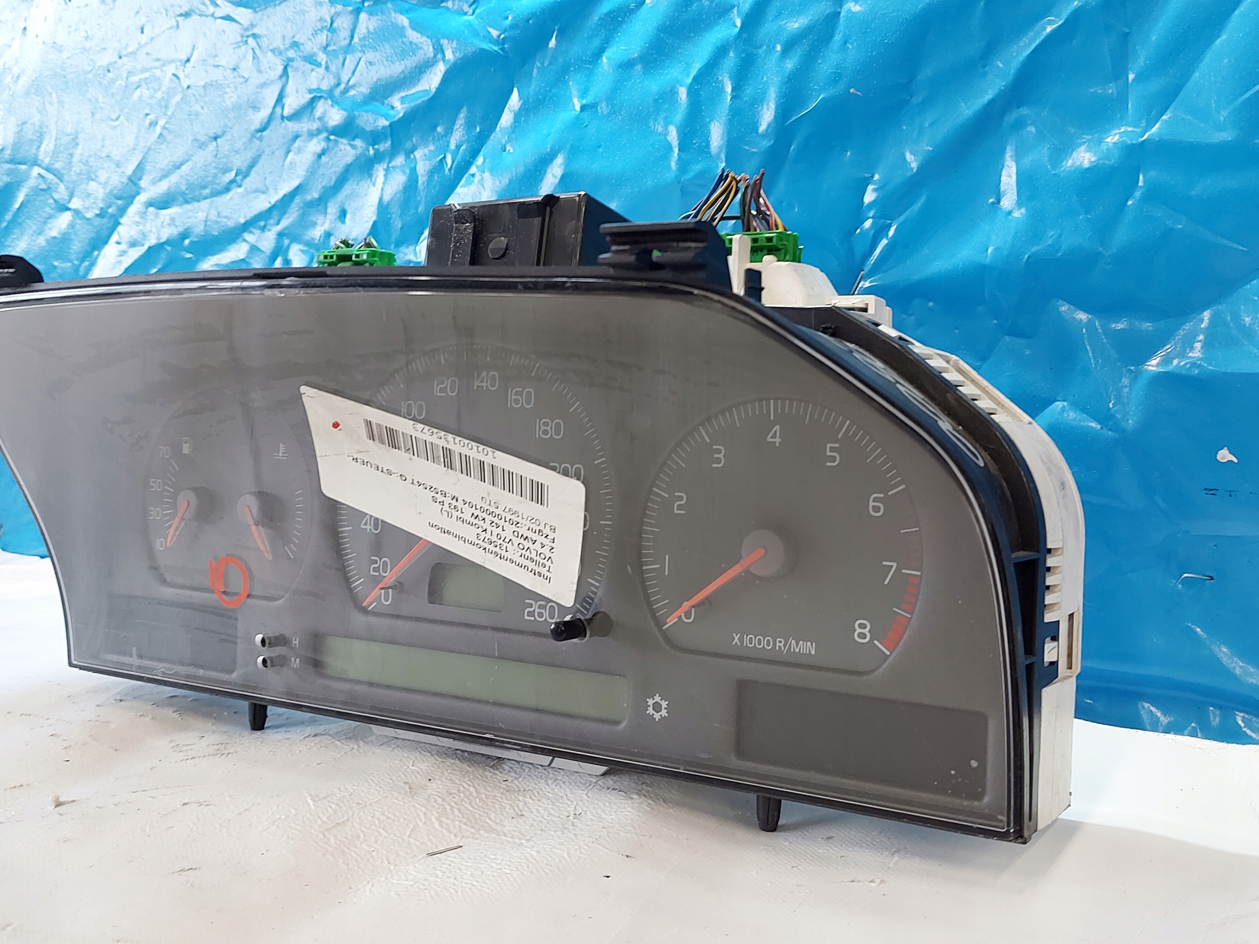 dials clock VOLVO V70 2.4 B 9148926