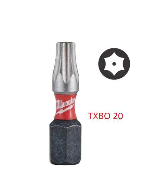 

Bit końcówka udarowa Torx20 Milwaukee Tx BO20 25mm