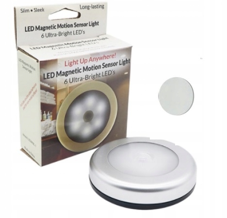 

Magnetyczna Lampka 6x Led Czujnik Ruchu Światła