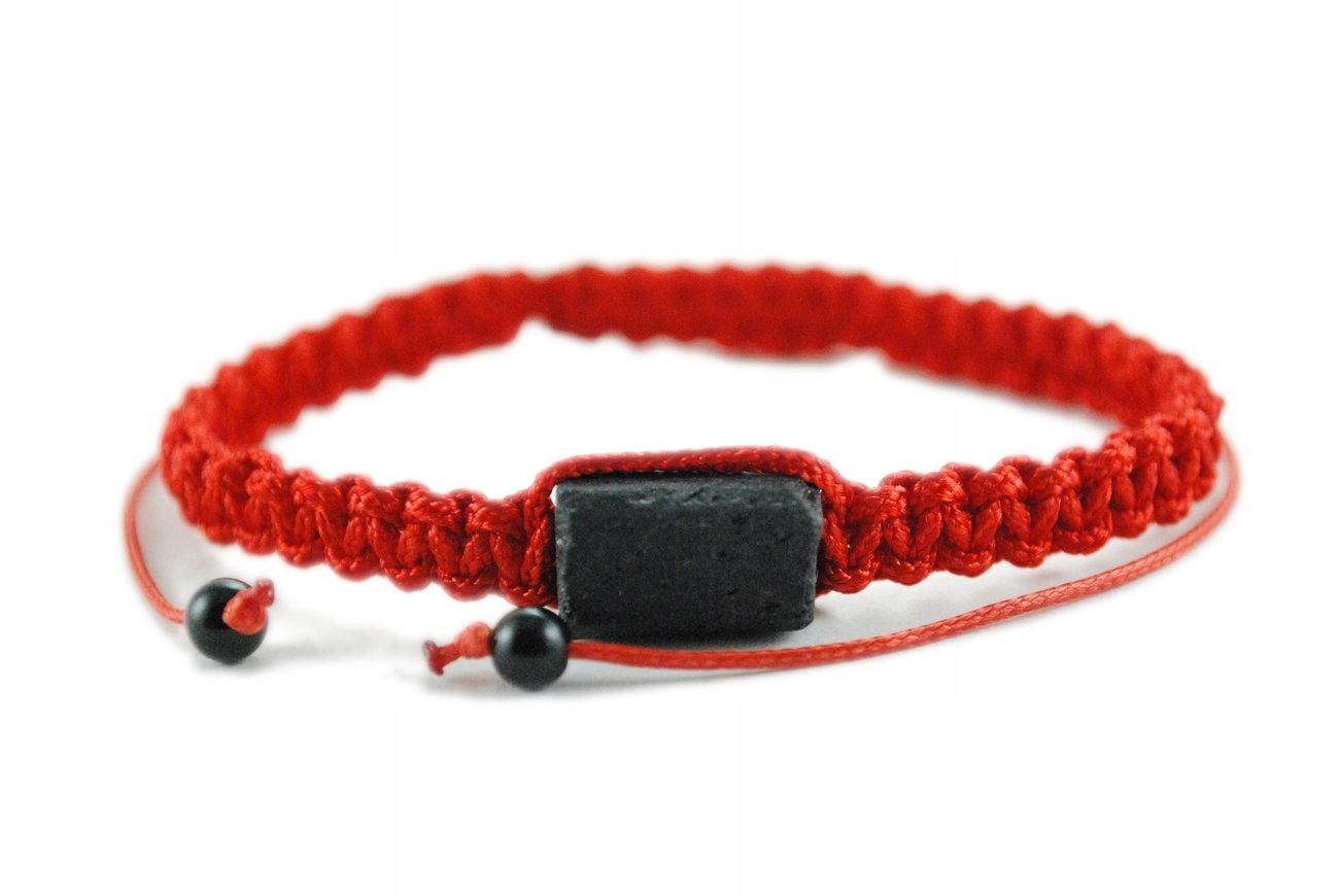 Bransoletka AMULET czarny TURMALIN DUŻY KAMIEŃ