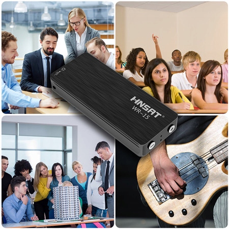 Dyktafon 8GB MP3 player podsłuchu 20h red. szumów Model WR12