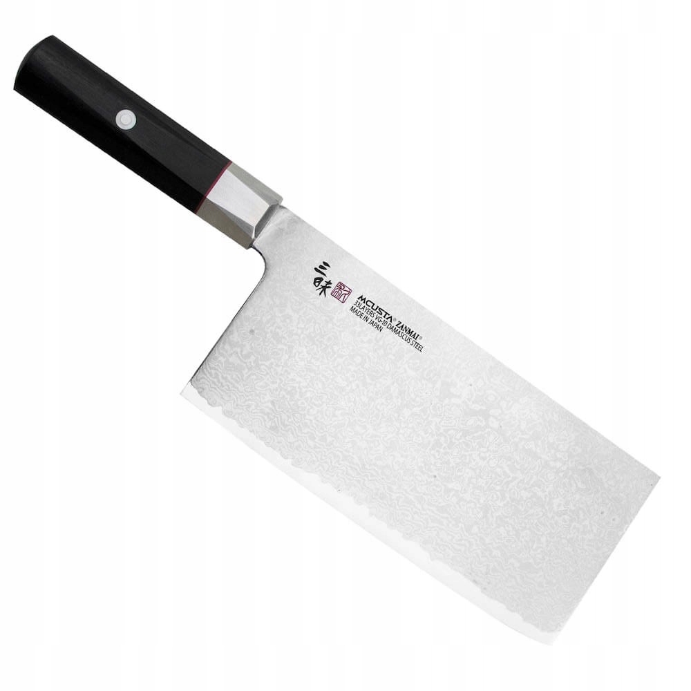Mcusta Zanmai VG-10 Splash Japonský nôž v čínskom štýle na sekanie 18 cm