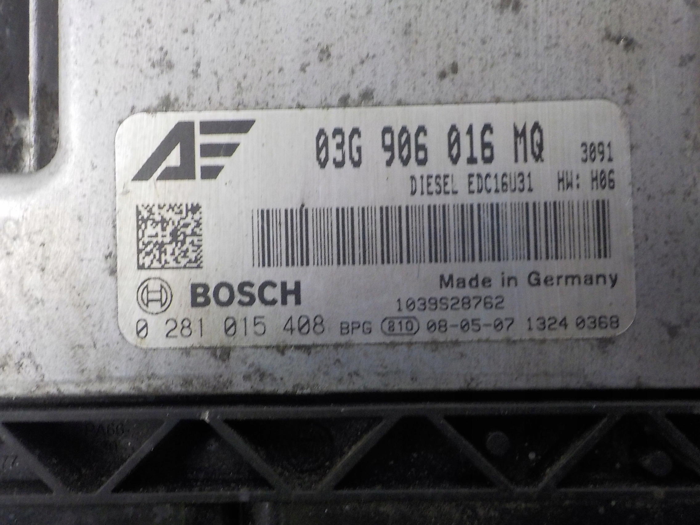 SEAT ALHAMBRA e computer Centralina 03G906016MQ 0281015408