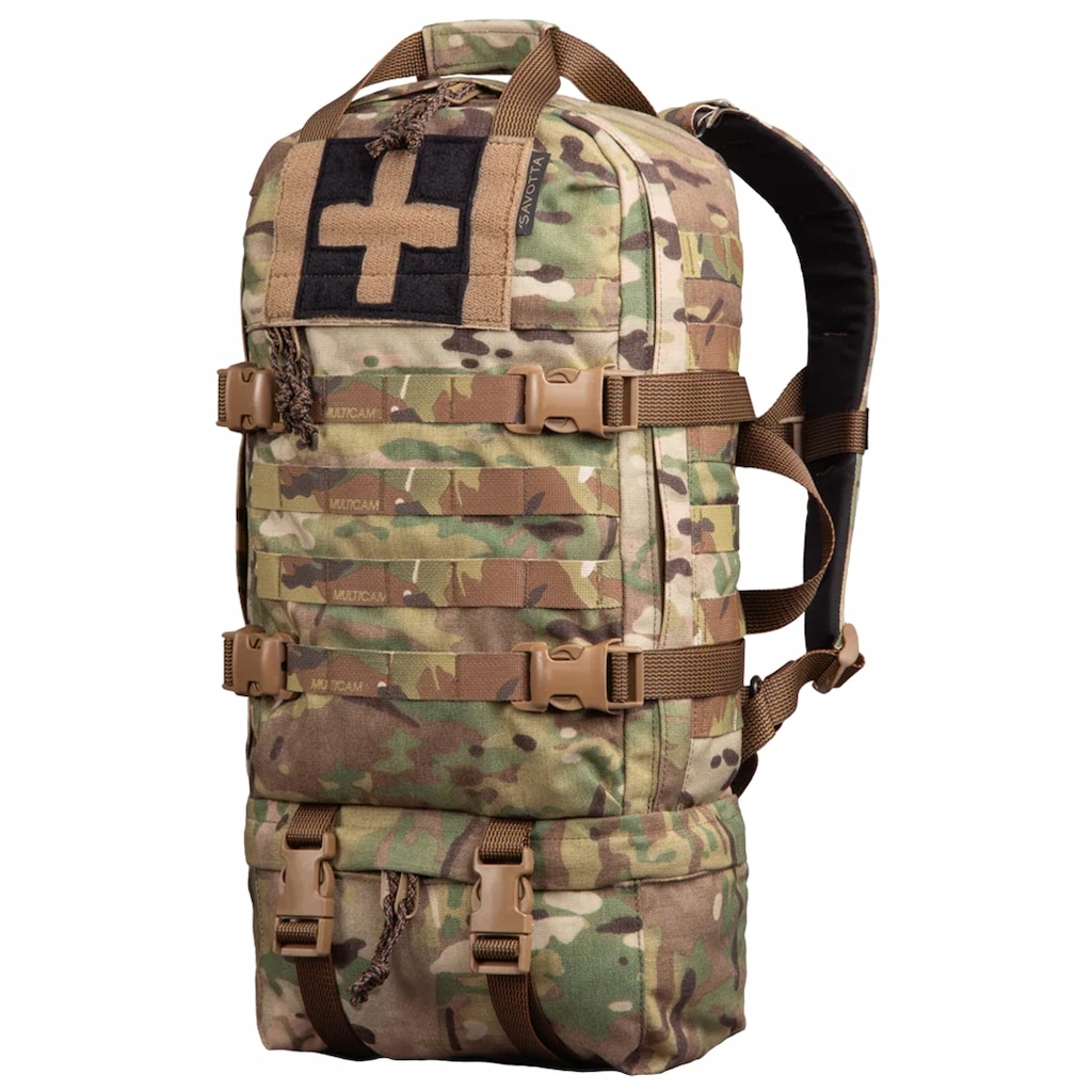 Taktický lékařský Batoh Savotta Medic Pack 18 l vojenský maskáčový MultiCam