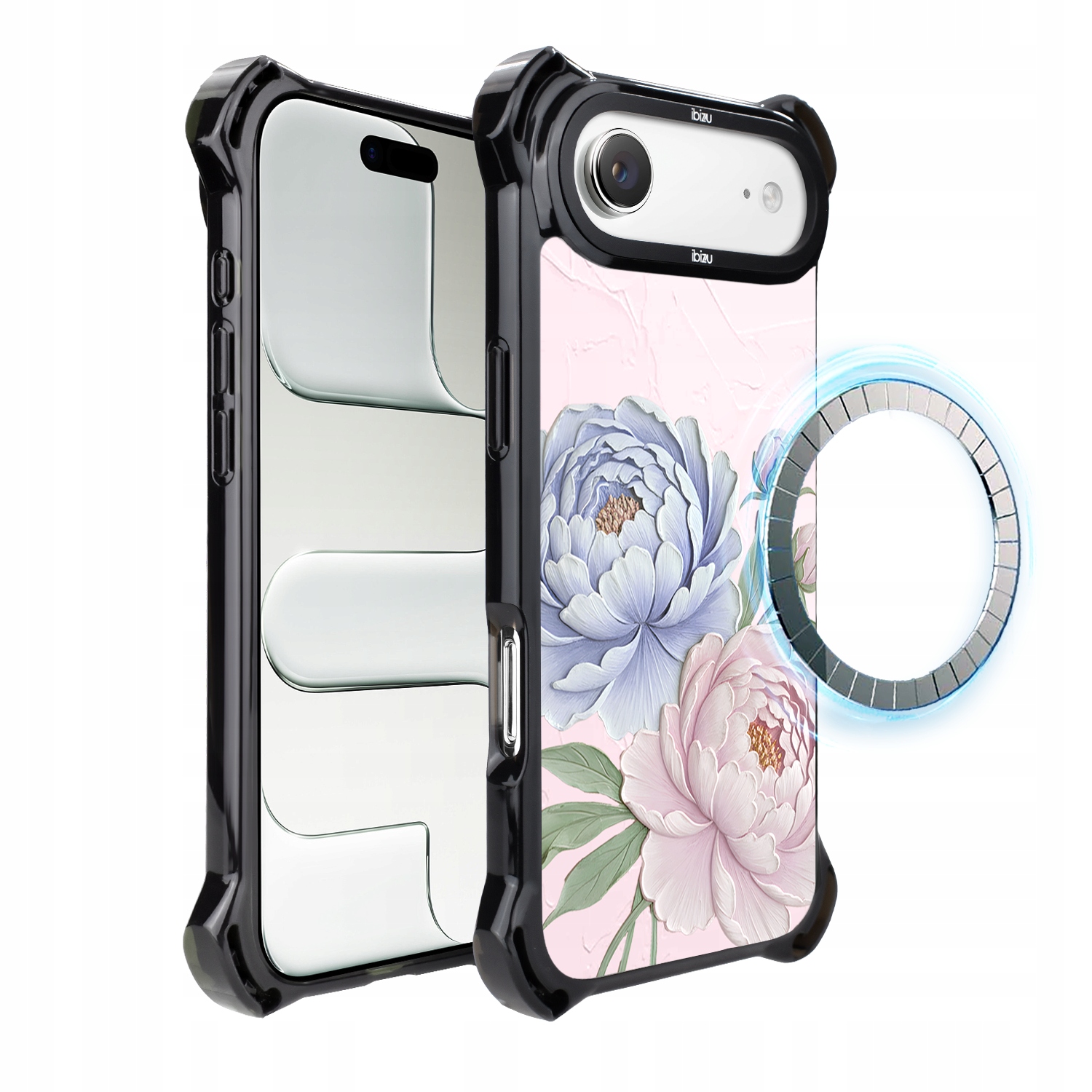 Pouzdro pro iPhone Air Ibizu DropGuard Ultra s MagSafe, pivoňkově růžové