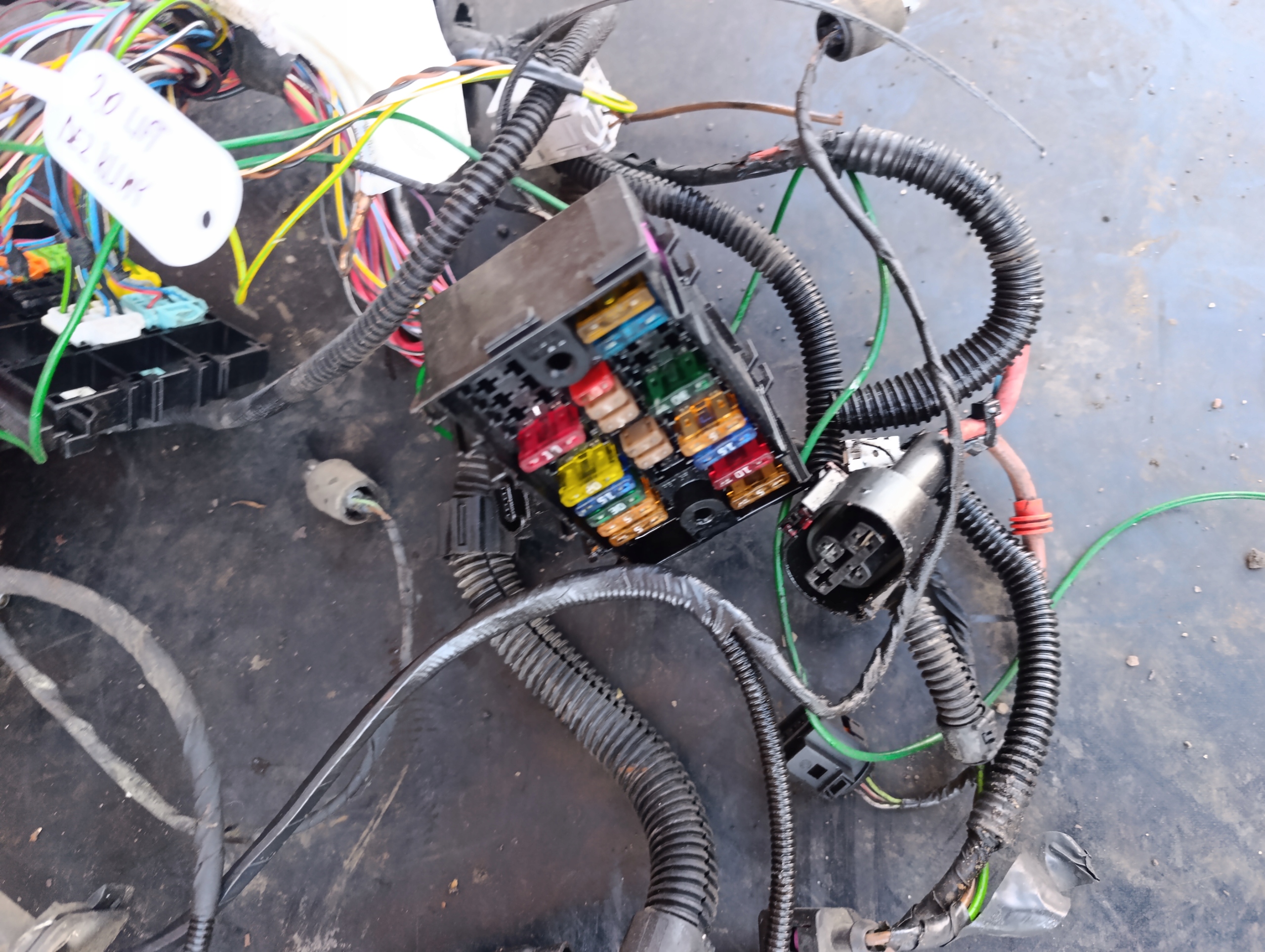 VW T5 LIFT 2.0 wiring bundle KOMORY of the engine under the window