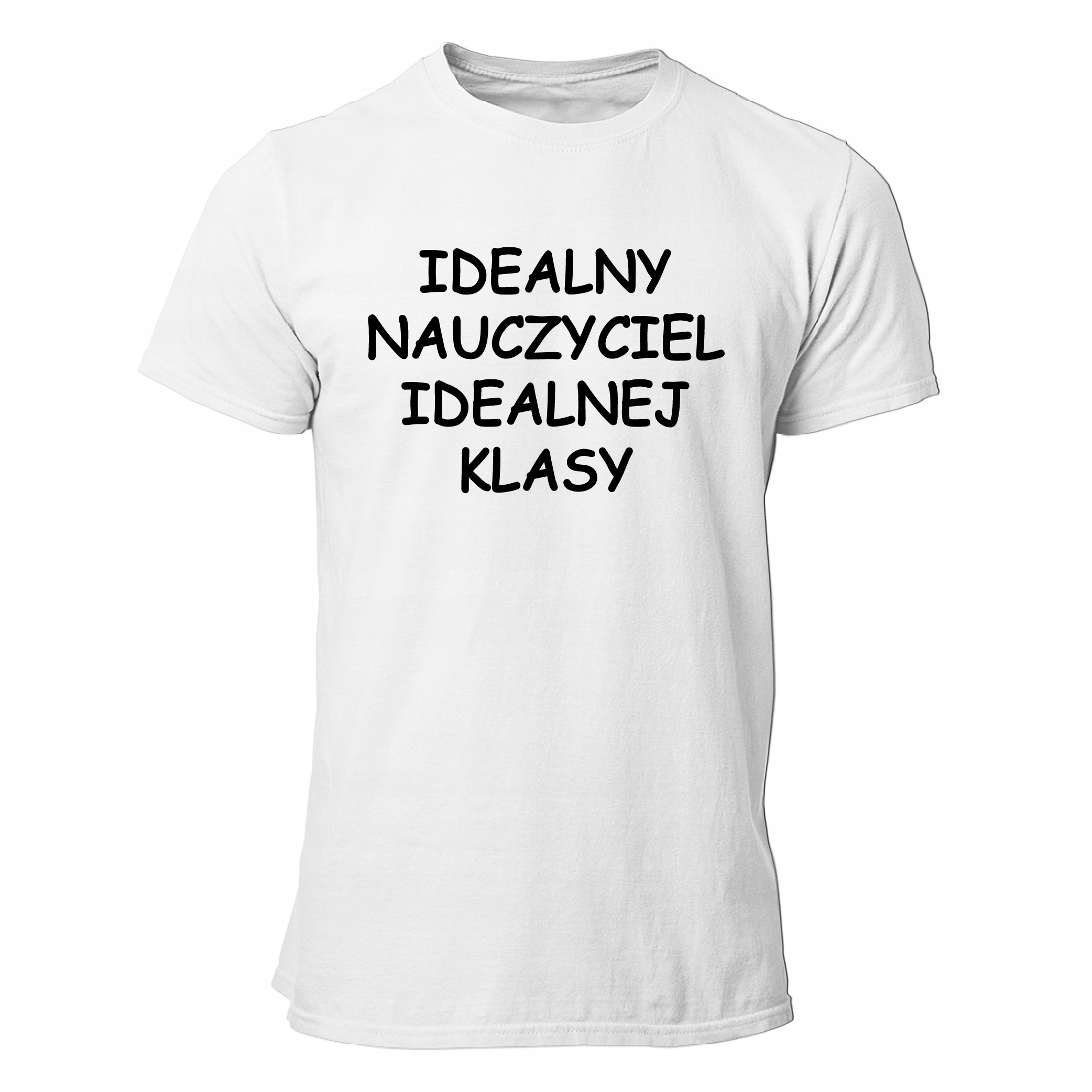 

Koszulka Tshirt Idealny Nauczyciel Szkoła Prezent