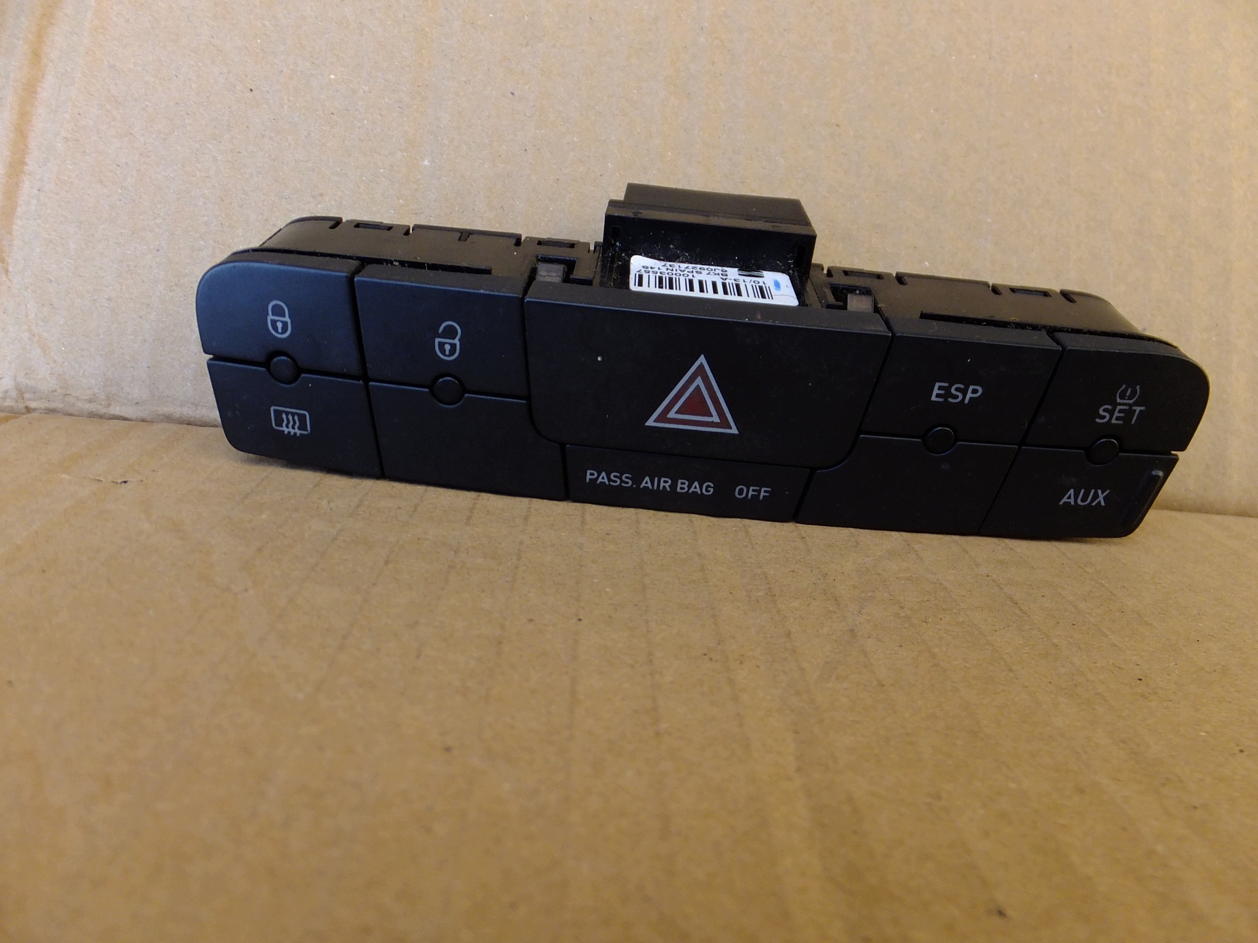 panel switch switch of warning lights seat ibiza IV 6J0927137