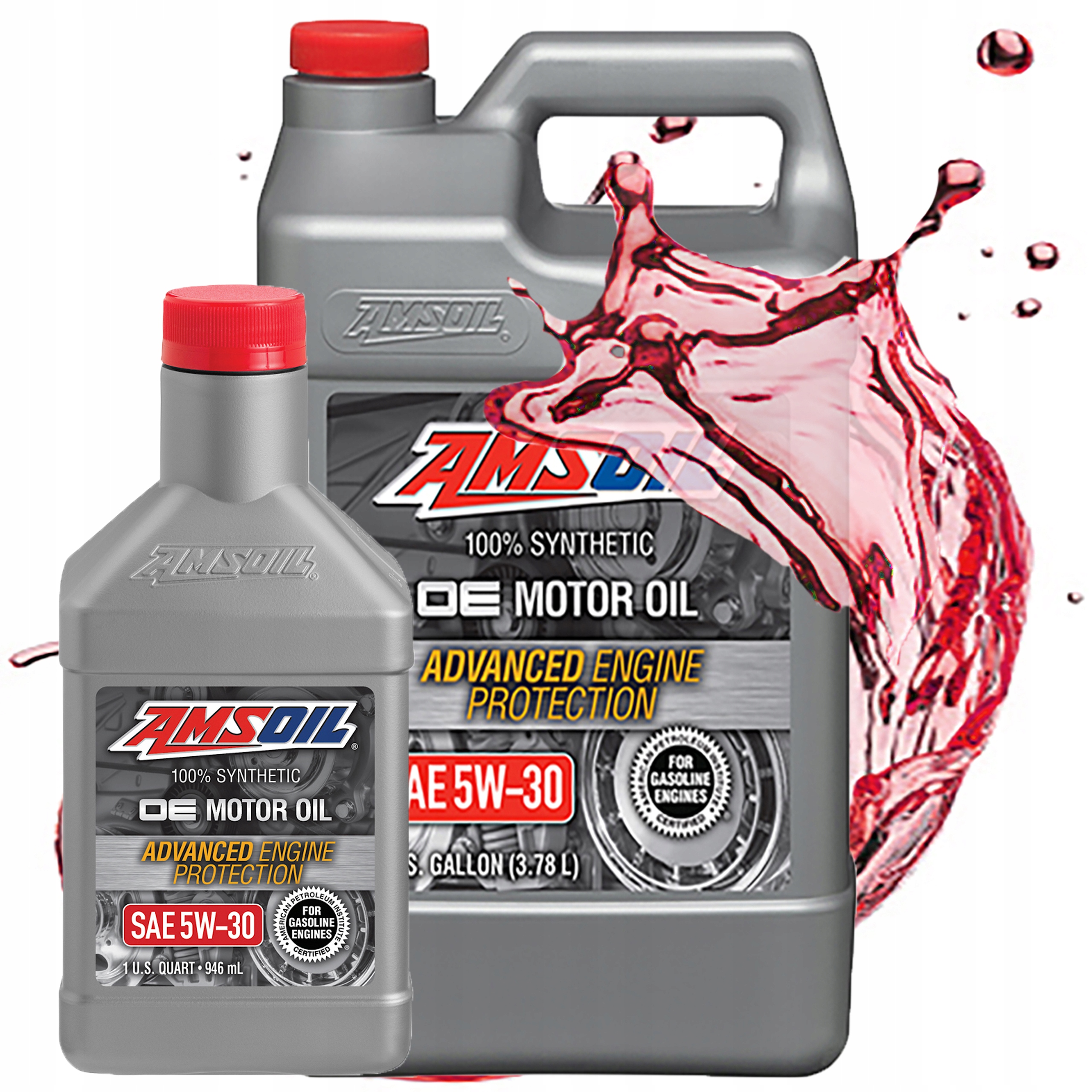 Syntetický Motorový Olej Amsoil 5W30 Oe Motor Oil 100 % Synth Oef 4,73