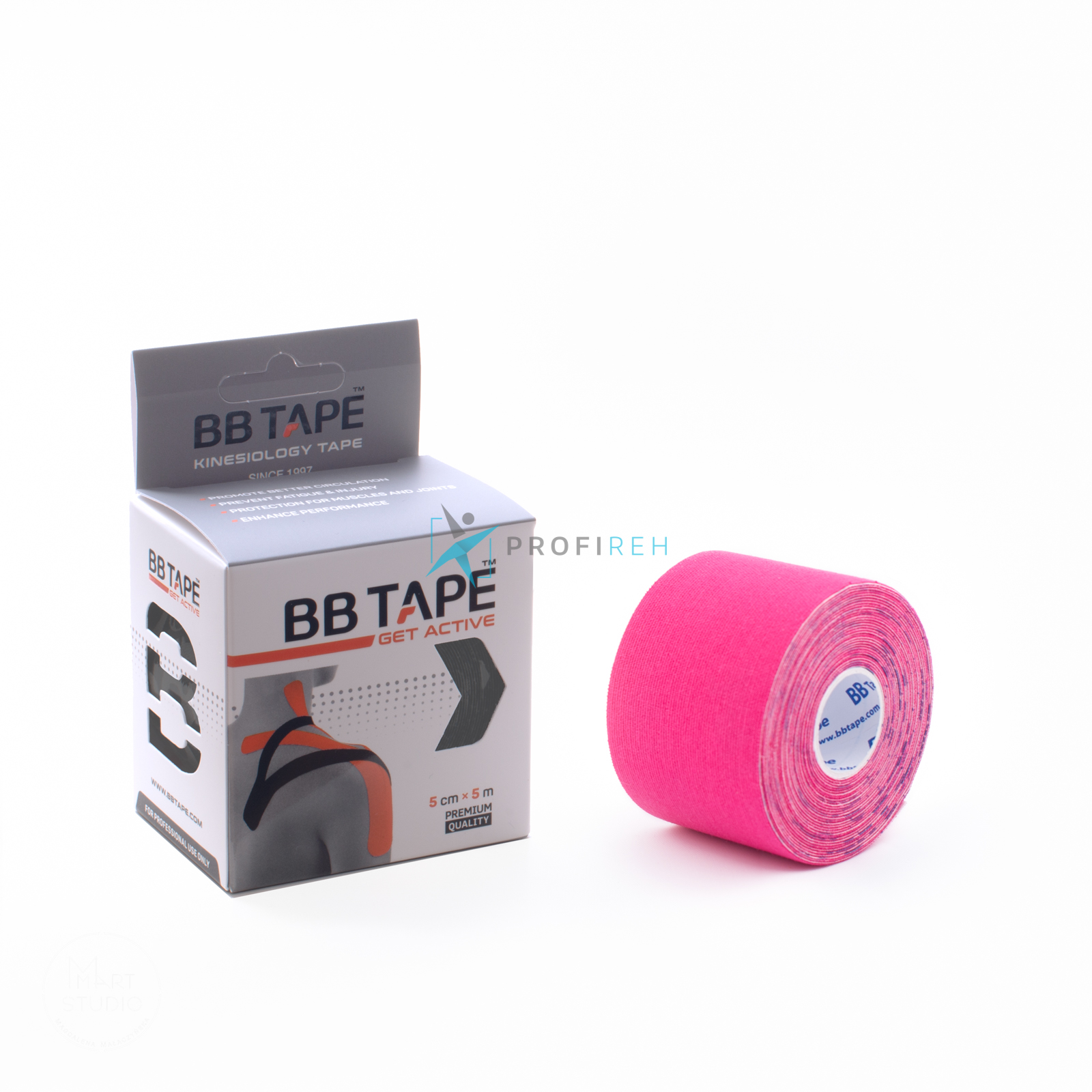 

Taśma tejp do kinesiotapingu Bb Tape 5cmx5m
