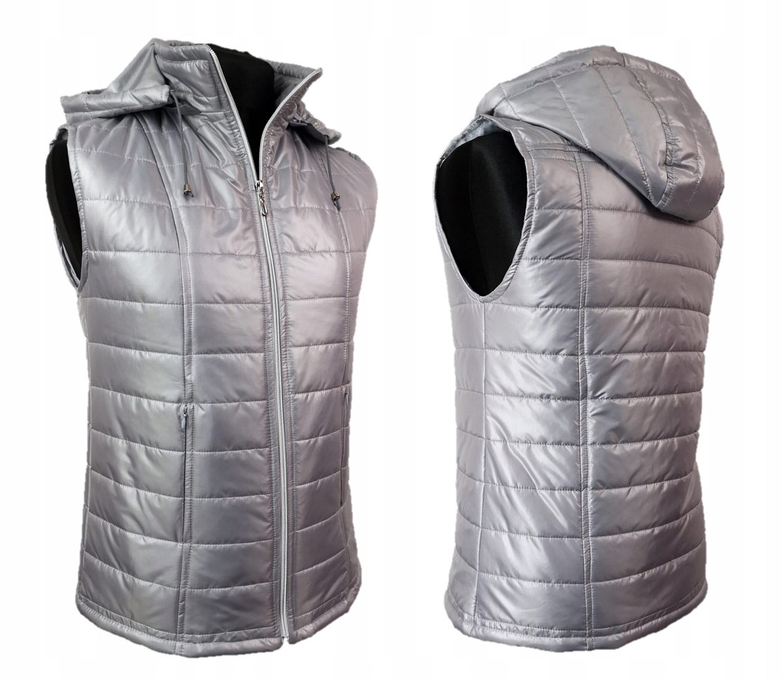 KAMIZELKA PIKOWANA KAPTUR BEZRĘKAWNIK XXL 48 50 Marka inna