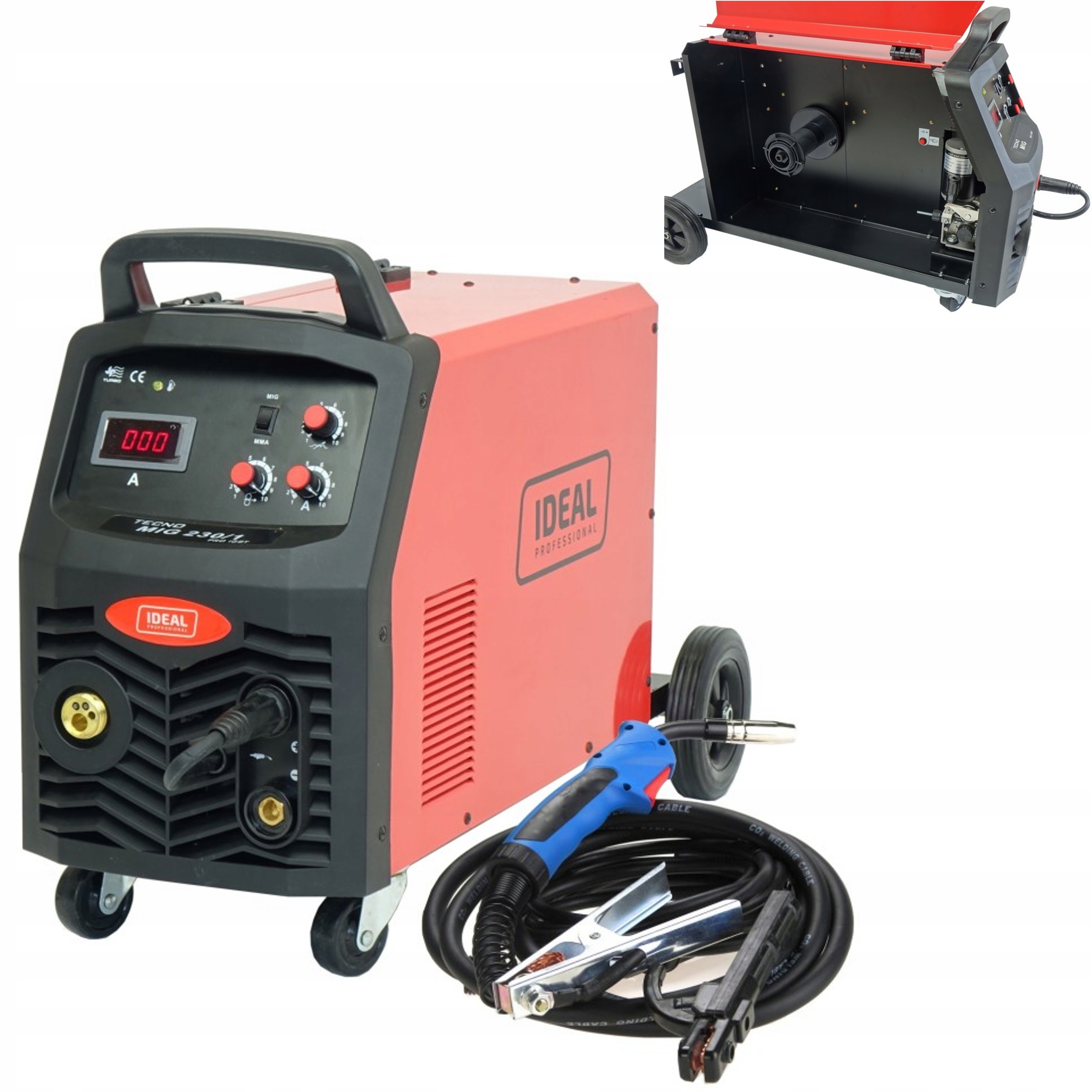 Półautomat Spawalniczy Migomat Mig Mag Mma 230A Flux 5,7kW Spawarka