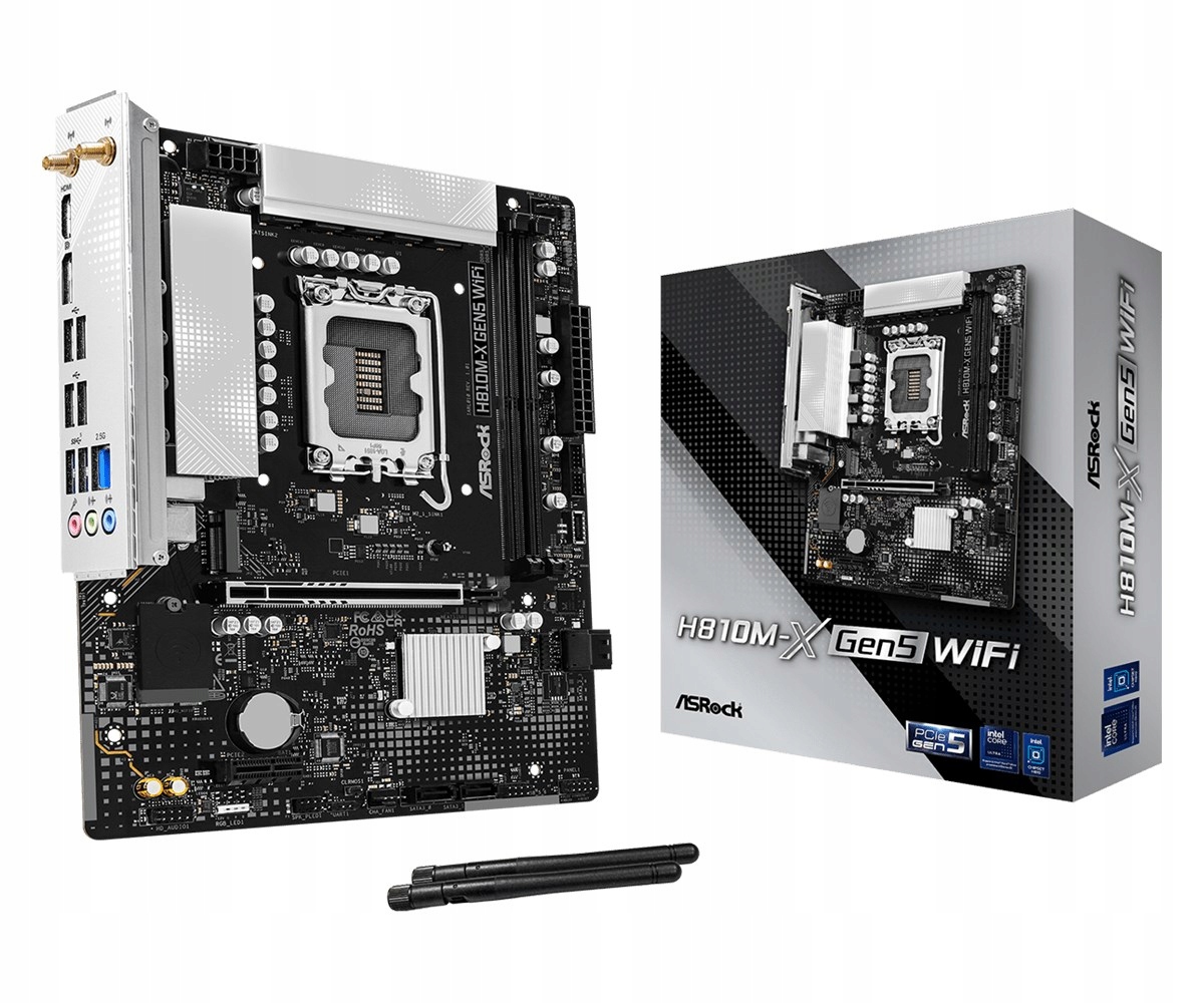 Základná doska Micro Atx Asrock H810M-X Gen5 WiFi