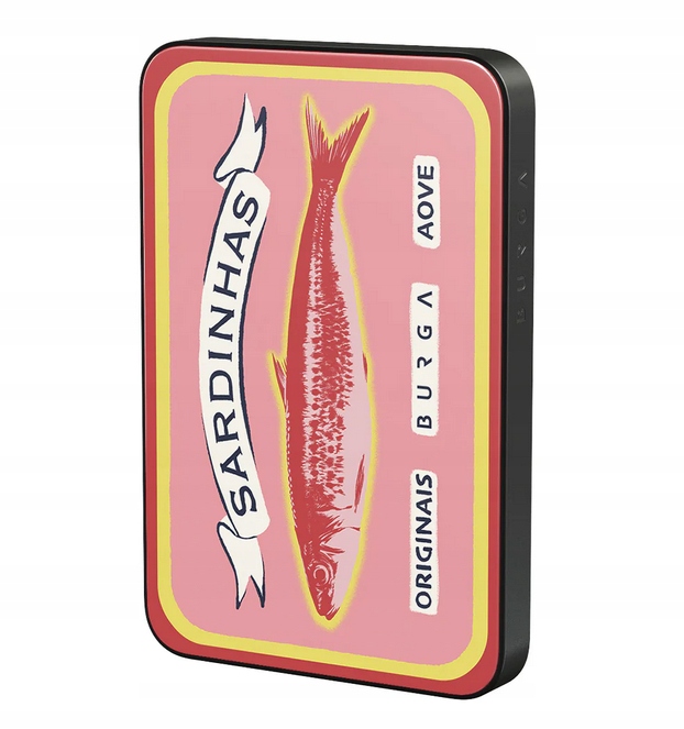 Burga Gourmet Gunmetal Magnetická Powerbanka 5000