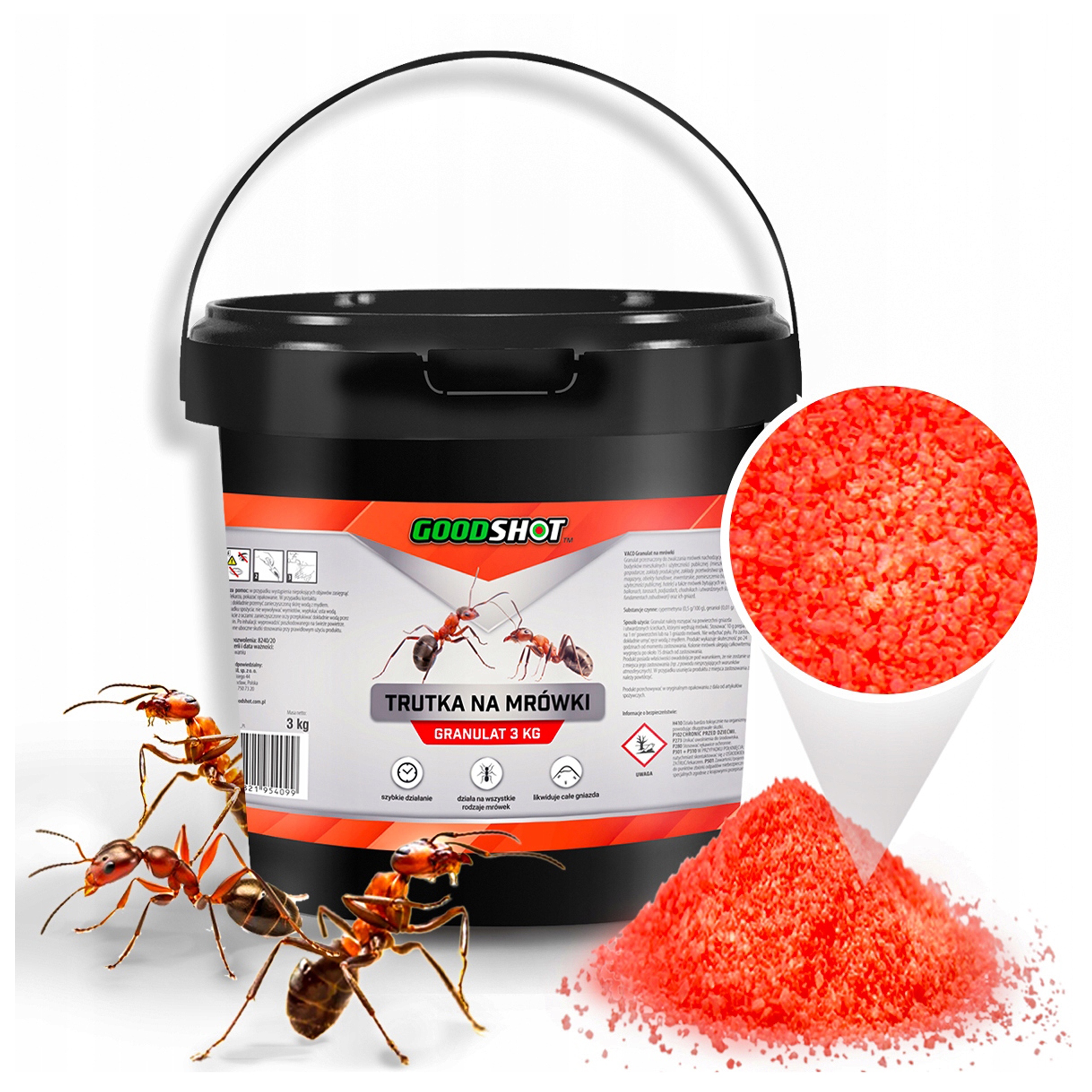 Ultra Silny Proszek Trutka Preparat Na Mrówki 3kg Likwiduje Gniazda