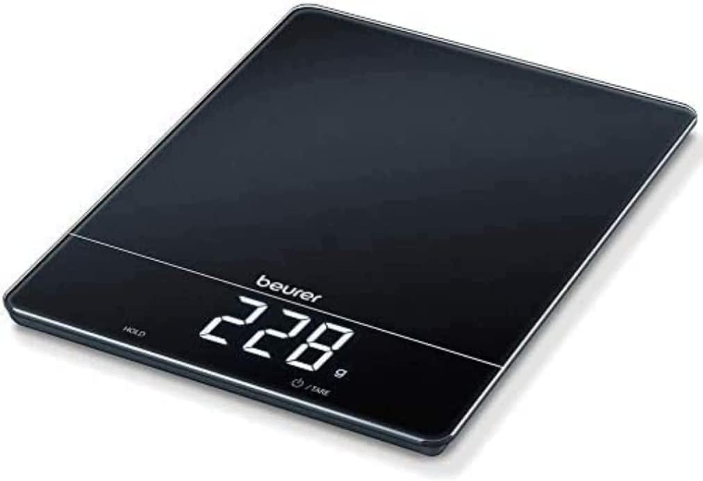 Elektronická Kuchyňská Váha 15 Kg S Tárou A Led Displejem Černá