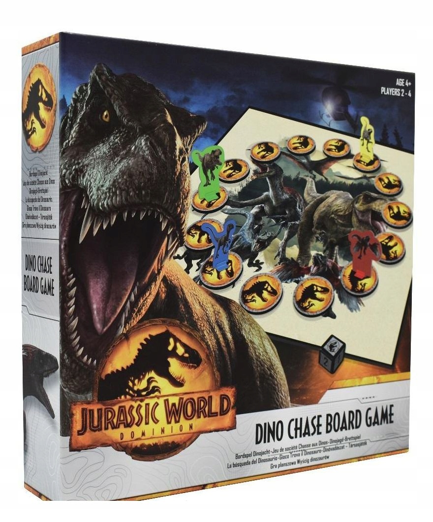 JURASSIC WORLD - DINO CHASE CARTAMUNDI [GRA PLANSZOWA]