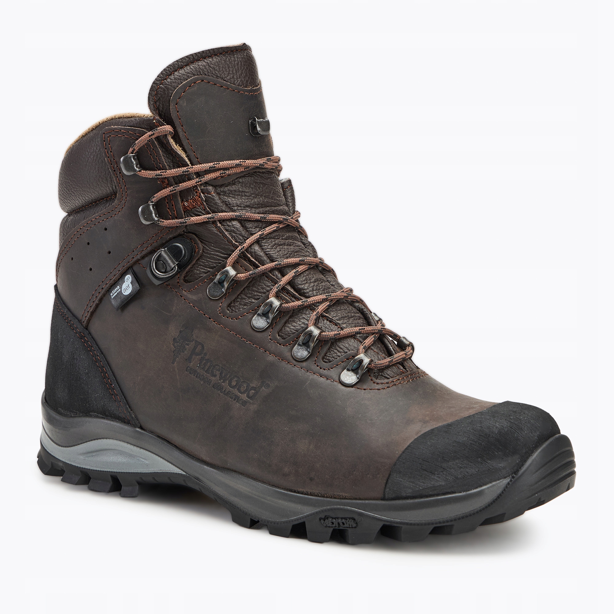 Pánské turistické boty Pinewood Mid Hunting & Hiking Boot hnědé