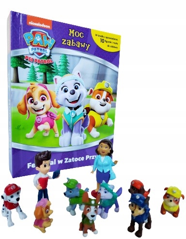

Psi Patrol Moc Zabawy Książka Figurki Zabawki Mata