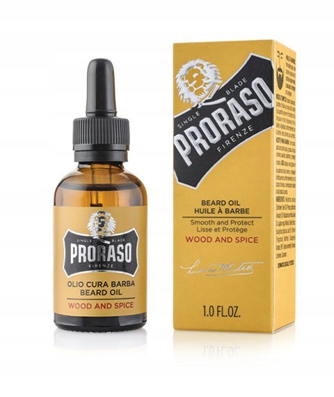 Olej na vousy Proraso Wood and Spice 30 ml