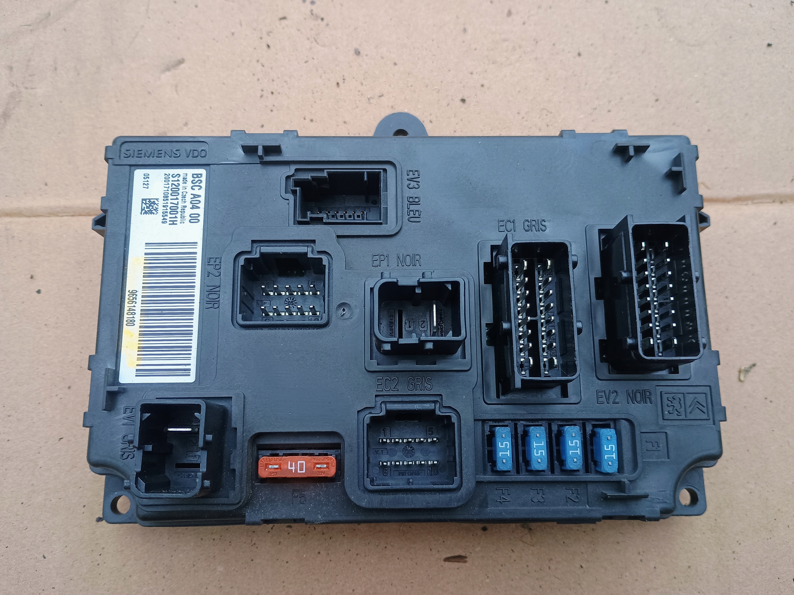 module BSC 9656148180 PEUGEOT 407 HDI