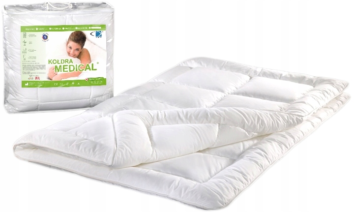 Přikrývka 140x200 2 polštáře 1x70x80 1x40x40 Medical