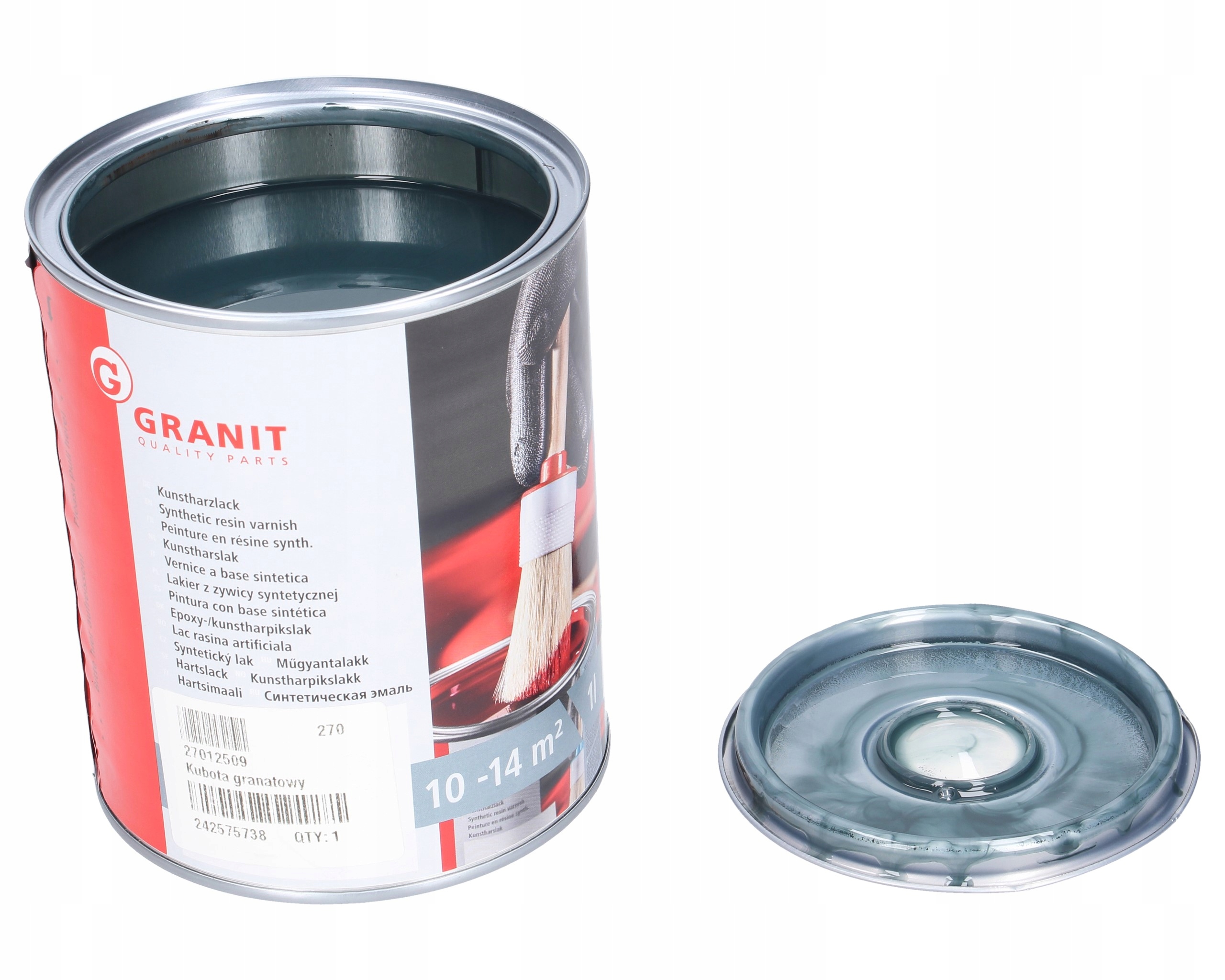 lak, barva Kubota černo modrá 1l Wilckens