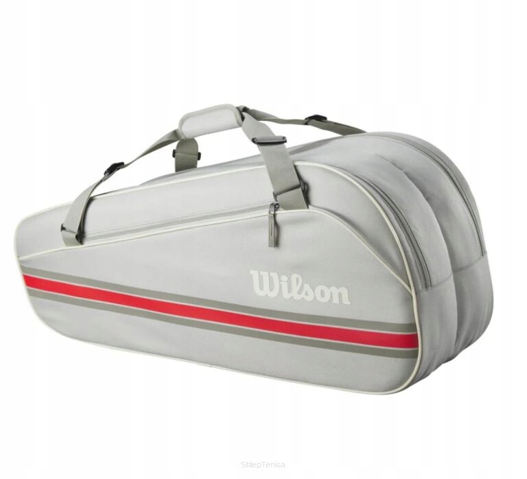 Torba tenisowa Wilson Team Racket 6R beżowa