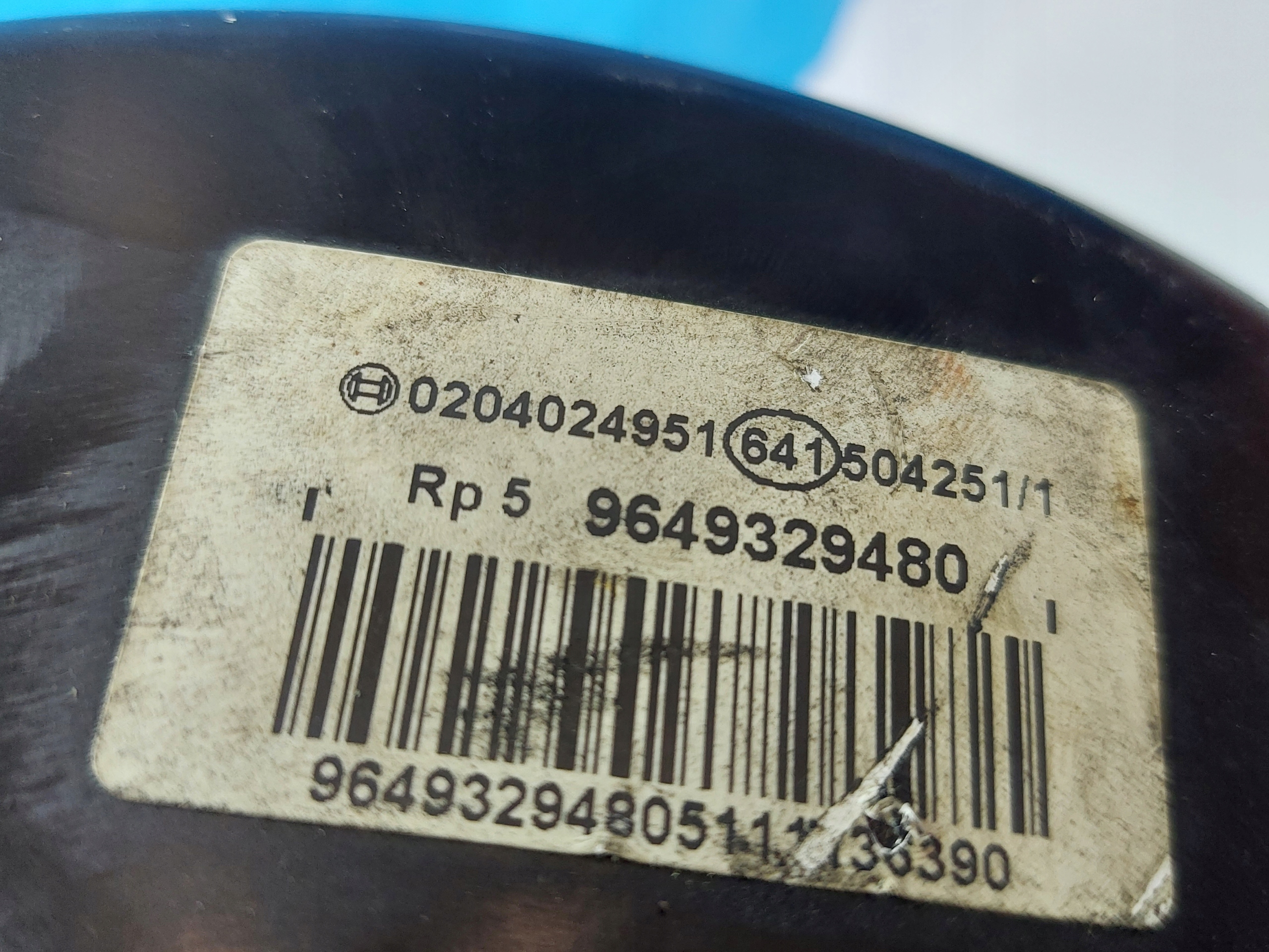 servo Pompa CITROEN C3 9649329480 1.4 B