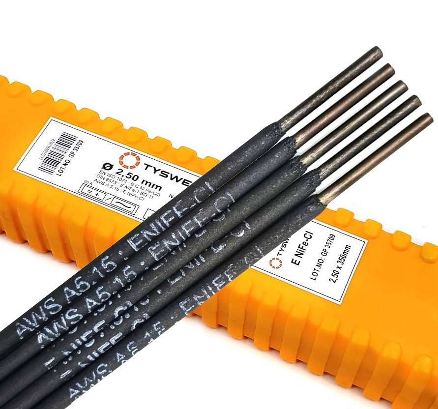 5x ELEKTRODA DO SPAWANIA ŻELIWA TYSWELD ELEKTRODA NiFe-Cl 5szt