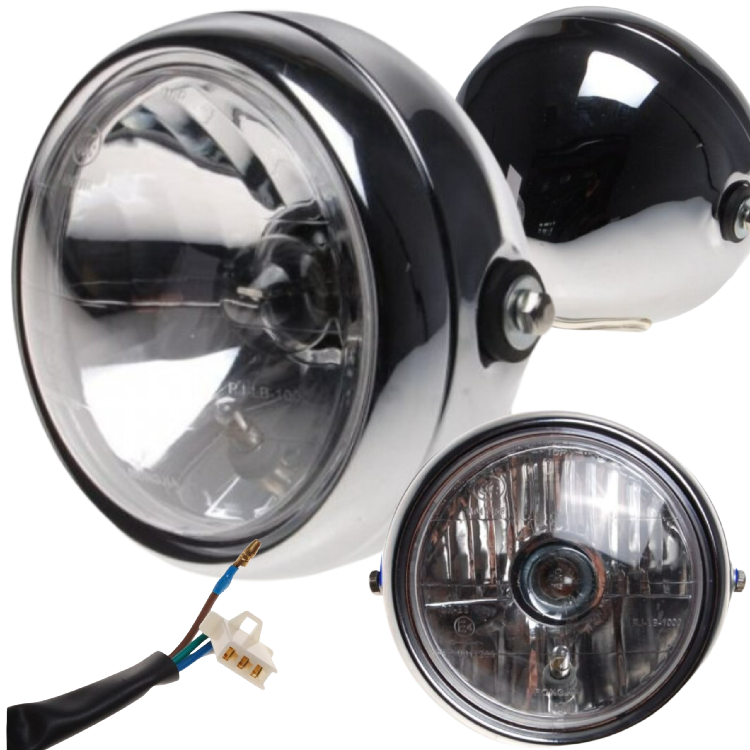 Lampa Světlomet Přední Pro Suzuki GN125 Homologace E4