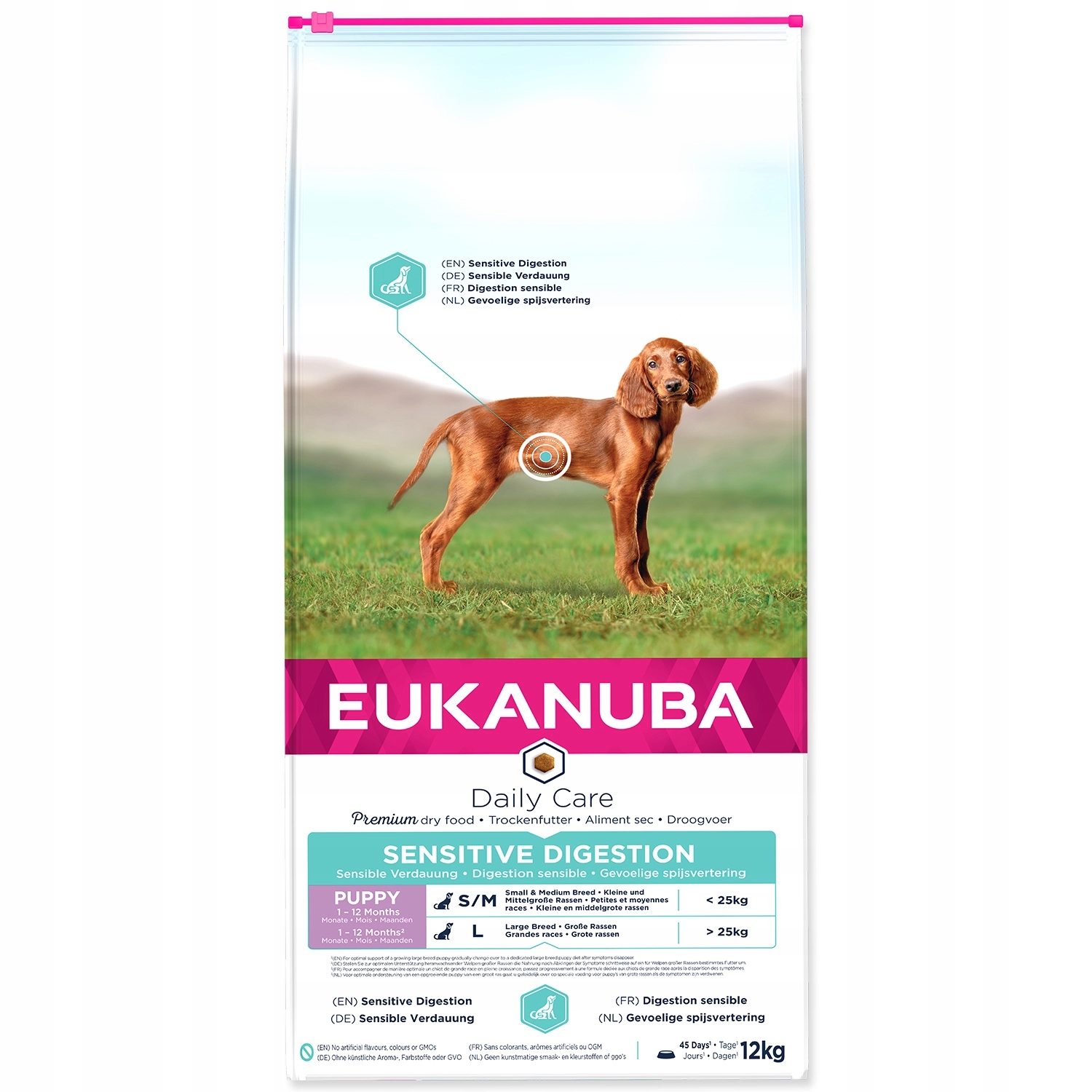 Levně Eukanuba Daily Care Puppy Sensitive Digestion 12 kg