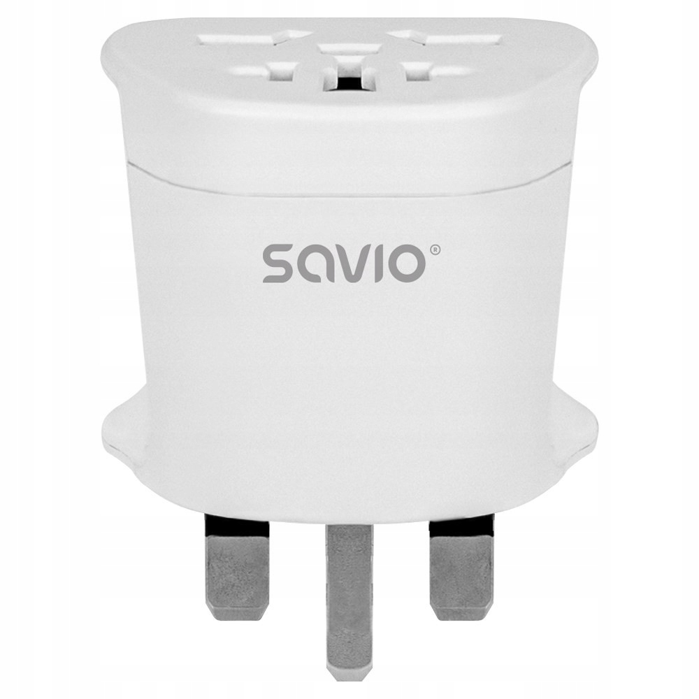 Savio Adapter Podróżny Gniazdo Globalne Wtyk Uk AP-05