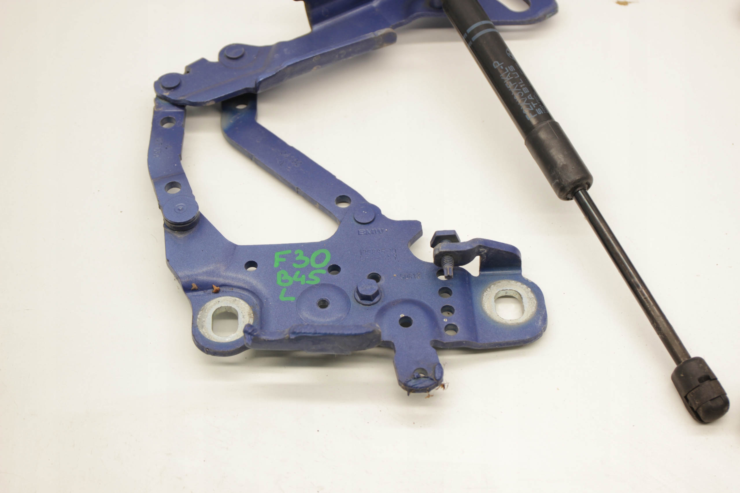 BMW F30 bonnet hinges left right B45 ESTORILBLAU