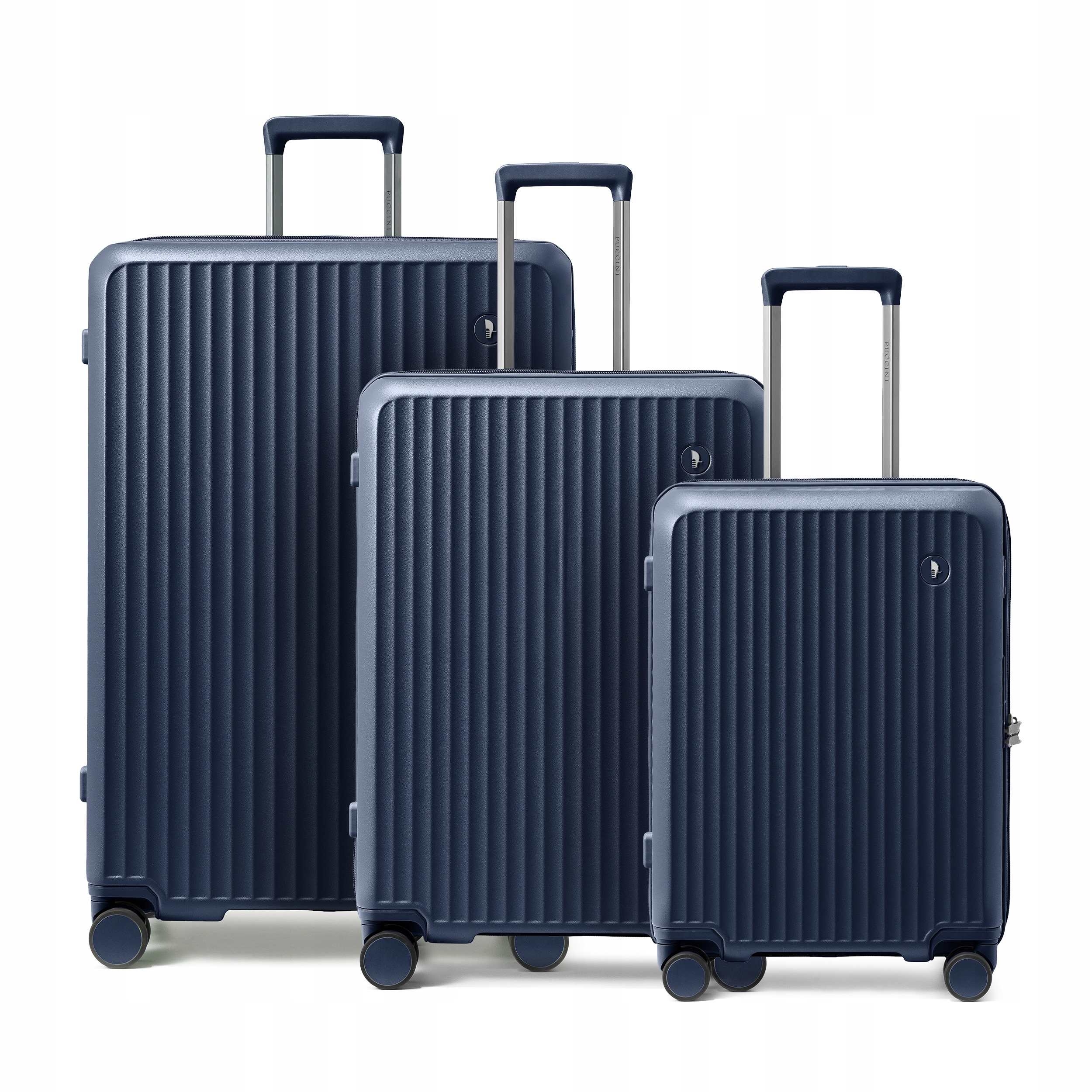 Puccini Sada cestovních Pc kufrů Polykarbonát 3v1 PC036-7A